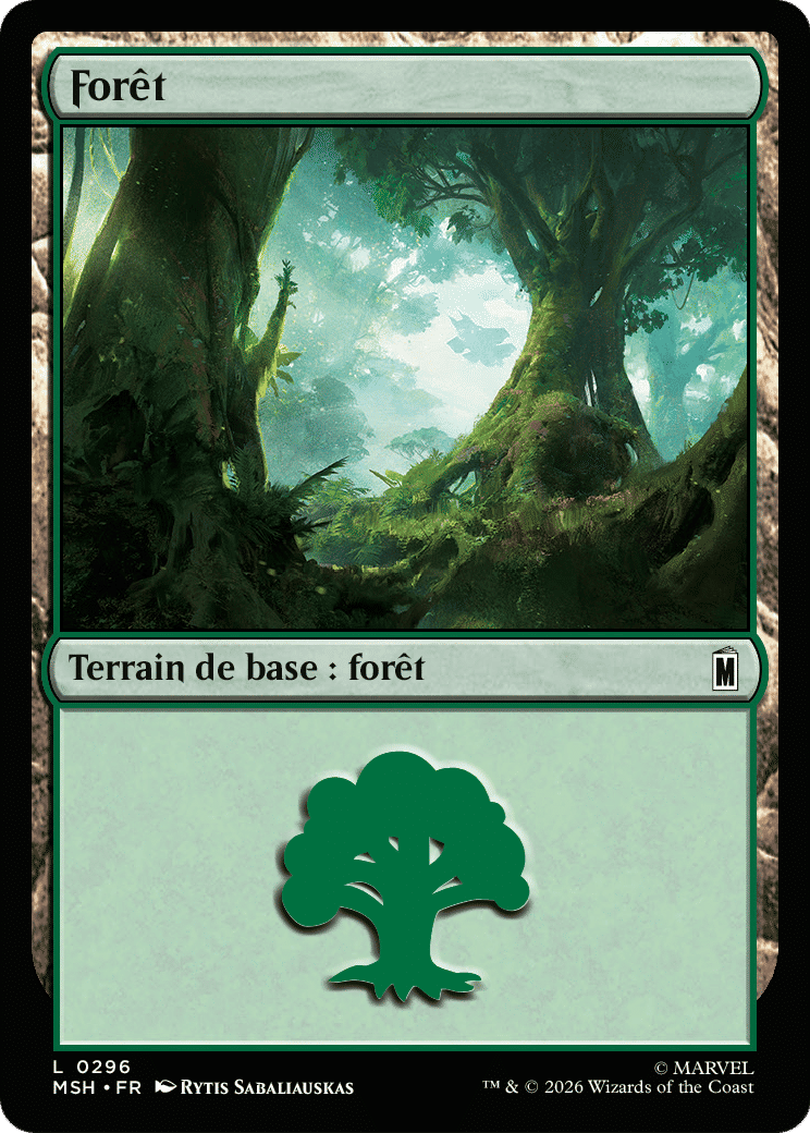 Forêt — Marvel Super Heroes — Magic: The Gathering
