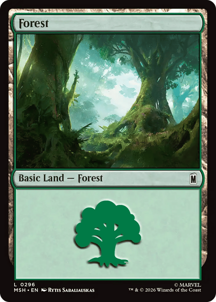 Forest — Marvel Super Heroes — Magic: The Gathering