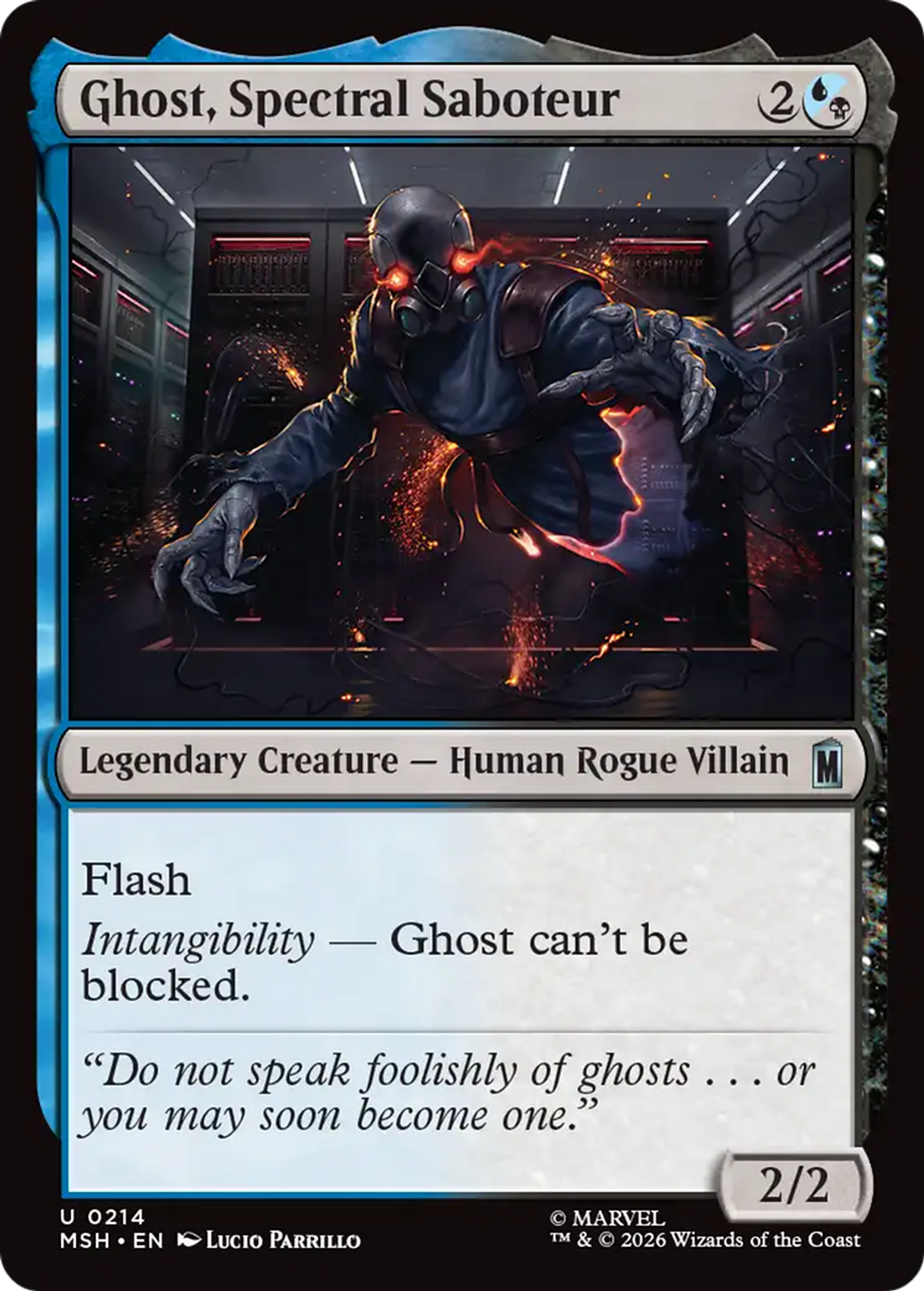 Fantôme, saboteur spectral — Marvel Super Heroes — Magic: The Gathering