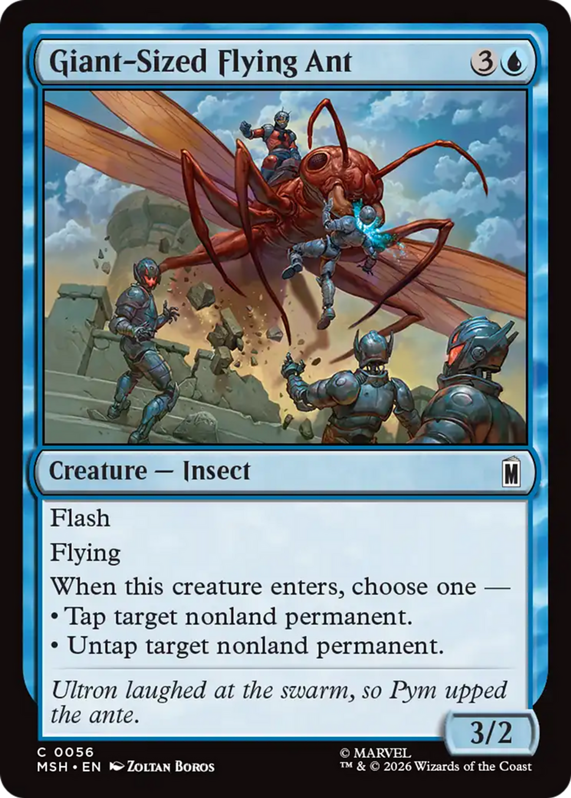 Fourmi volante géante — Marvel Super Heroes — Magic: The Gathering