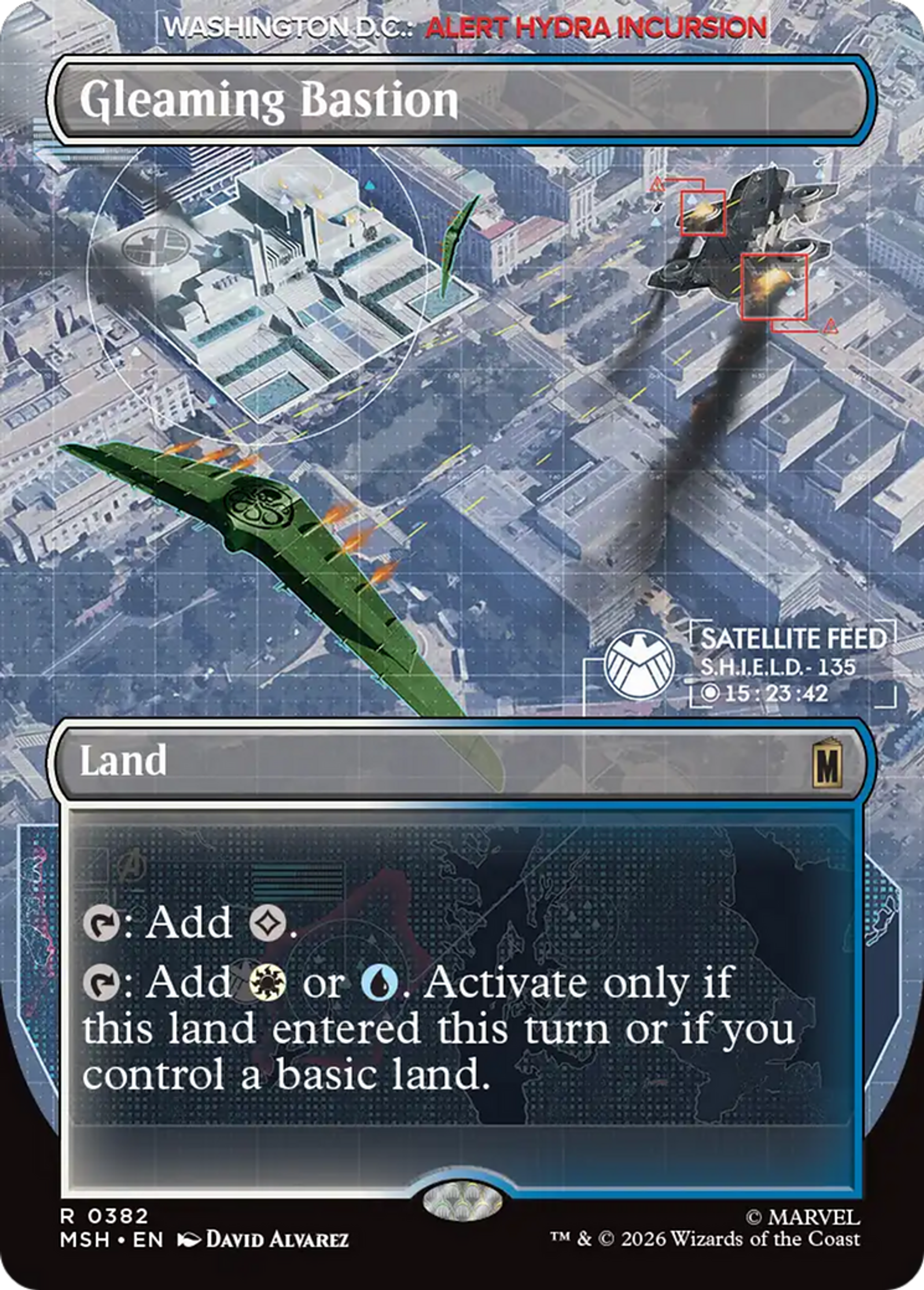 Gleaming Bastion — Marvel Super Heroes — Magic: The Gathering