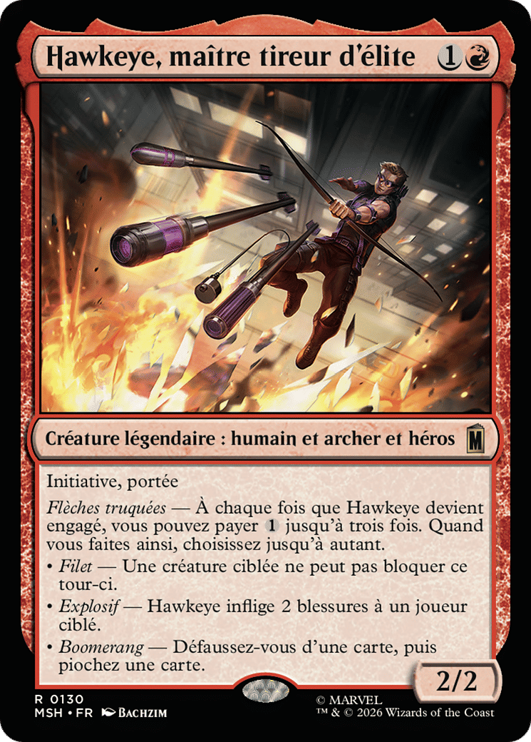 Hawkeye, maître tireur d'élite — Marvel Super Heroes — Magic: The Gathering
