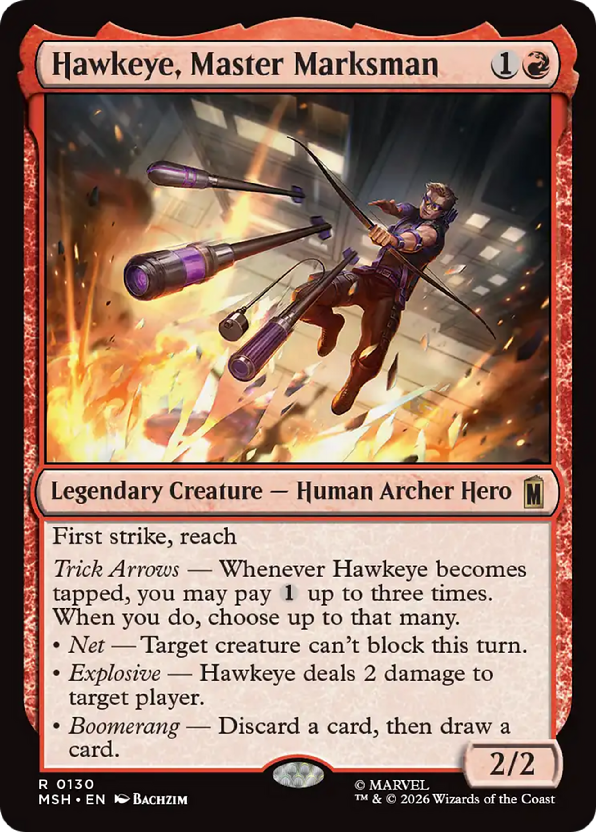 Hawkeye, maître tireur d'élite — Marvel Super Heroes — Magic: The Gathering