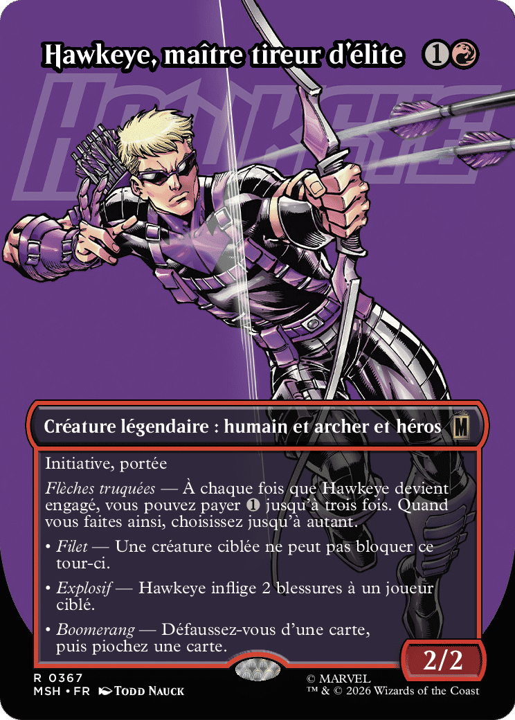 Hawkeye, maître tireur d'élite — Marvel Super Heroes — Magic: The Gathering
