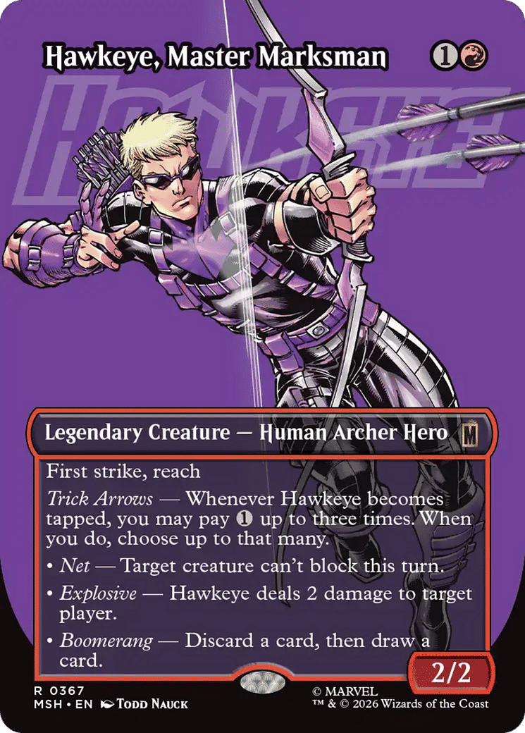 Hawkeye, Master Marksman — Marvel Super Heroes — Magic: The Gathering