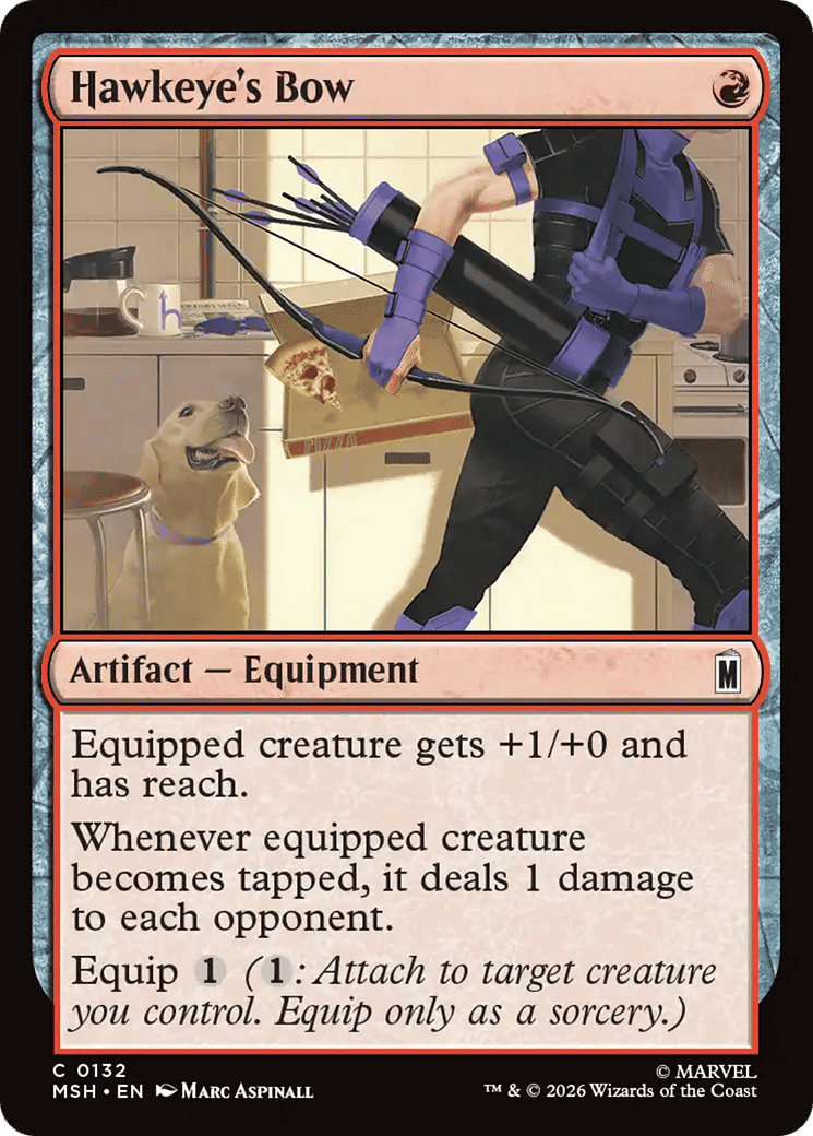 Hawkeye's Bow — Marvel Super Heroes — Magic: The Gathering