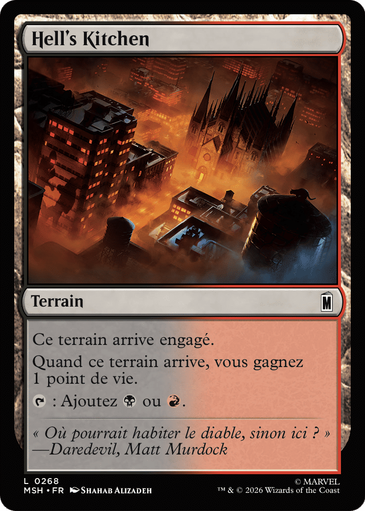 Hell's Kitchen — Marvel Super Heroes — Magic: The Gathering