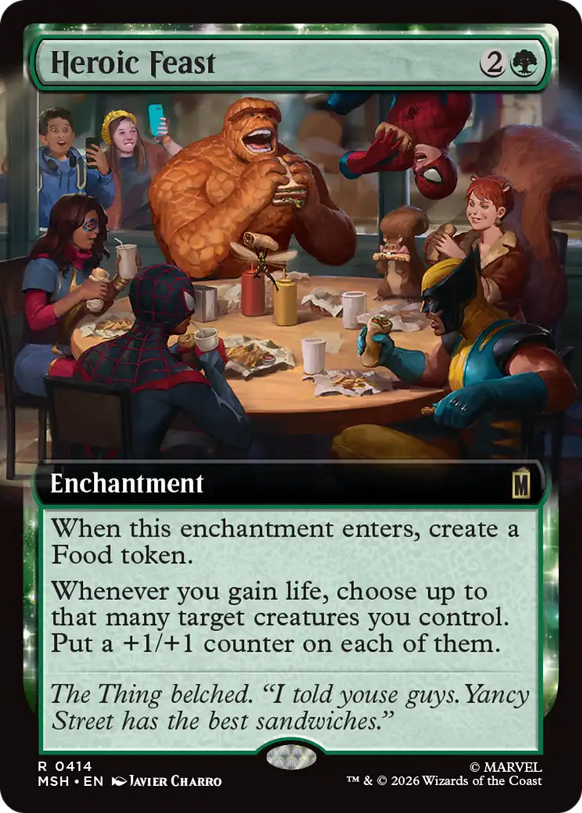 Festin héroïque — Marvel Super Heroes — Magic: The Gathering