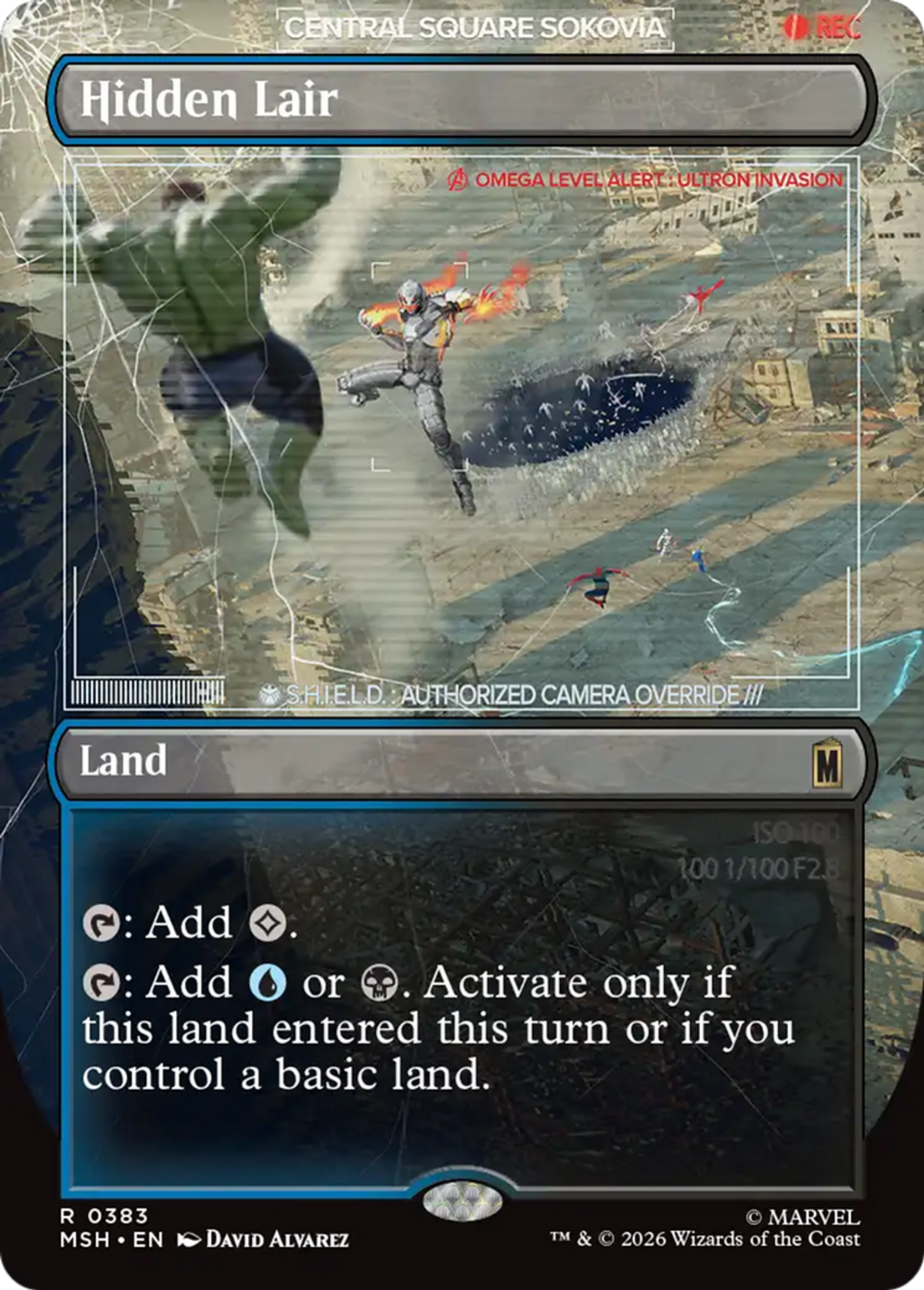 Hidden Lair — Marvel Super Heroes — Magic: The Gathering