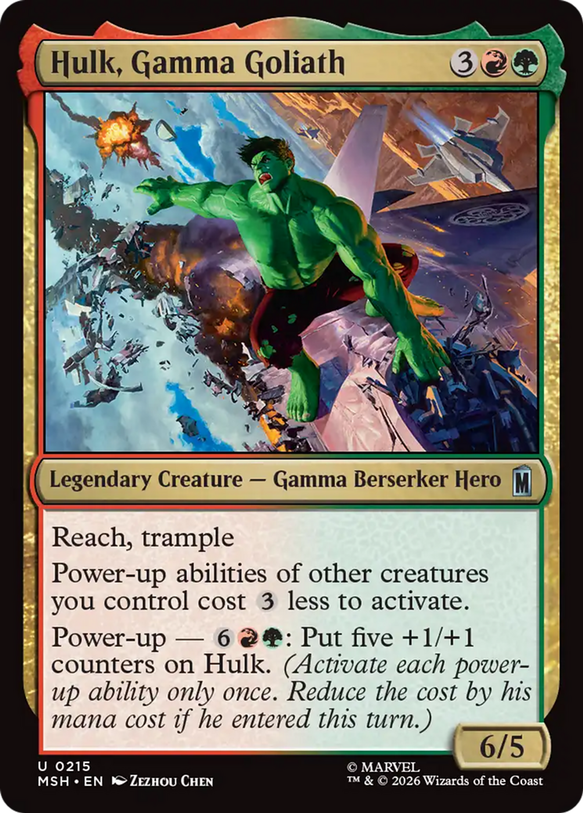 Hulk, Gamma Goliath — Marvel Super Heroes — Magic: The Gathering