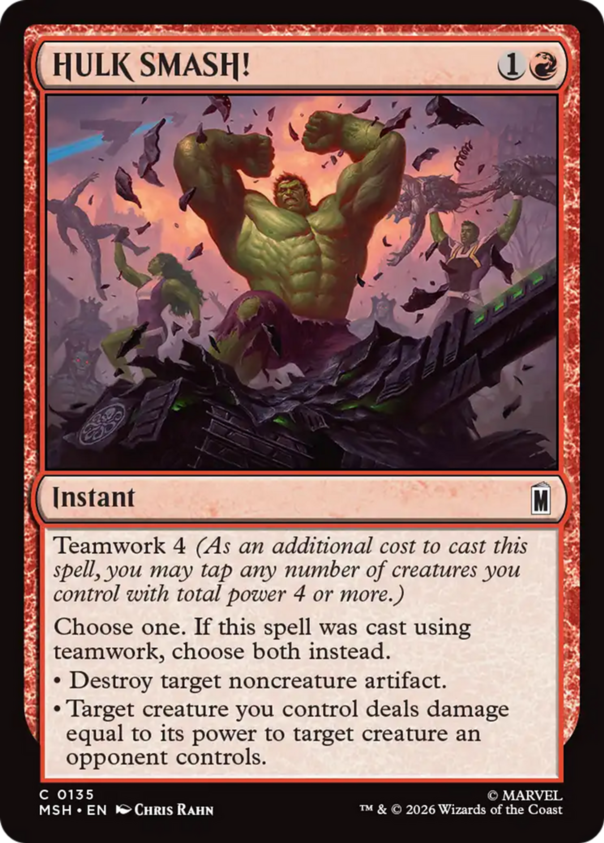 HULK SMASH! — Marvel Super Heroes — Magic: The Gathering