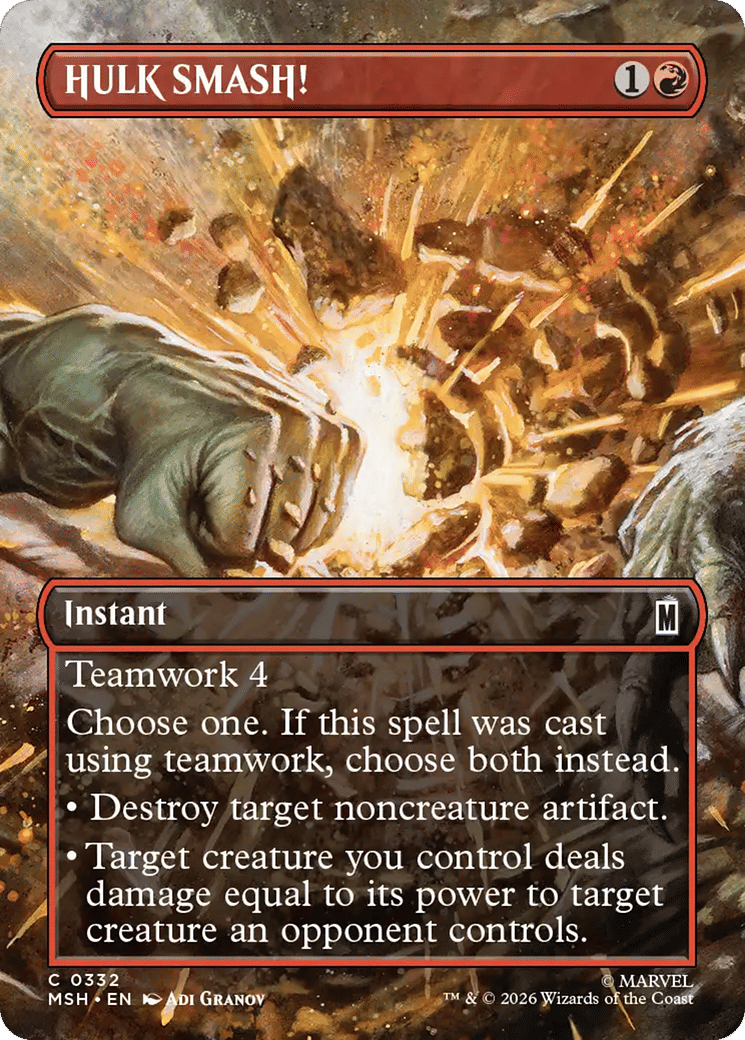 HULK SMASH! — Marvel Super Heroes — Magic: The Gathering