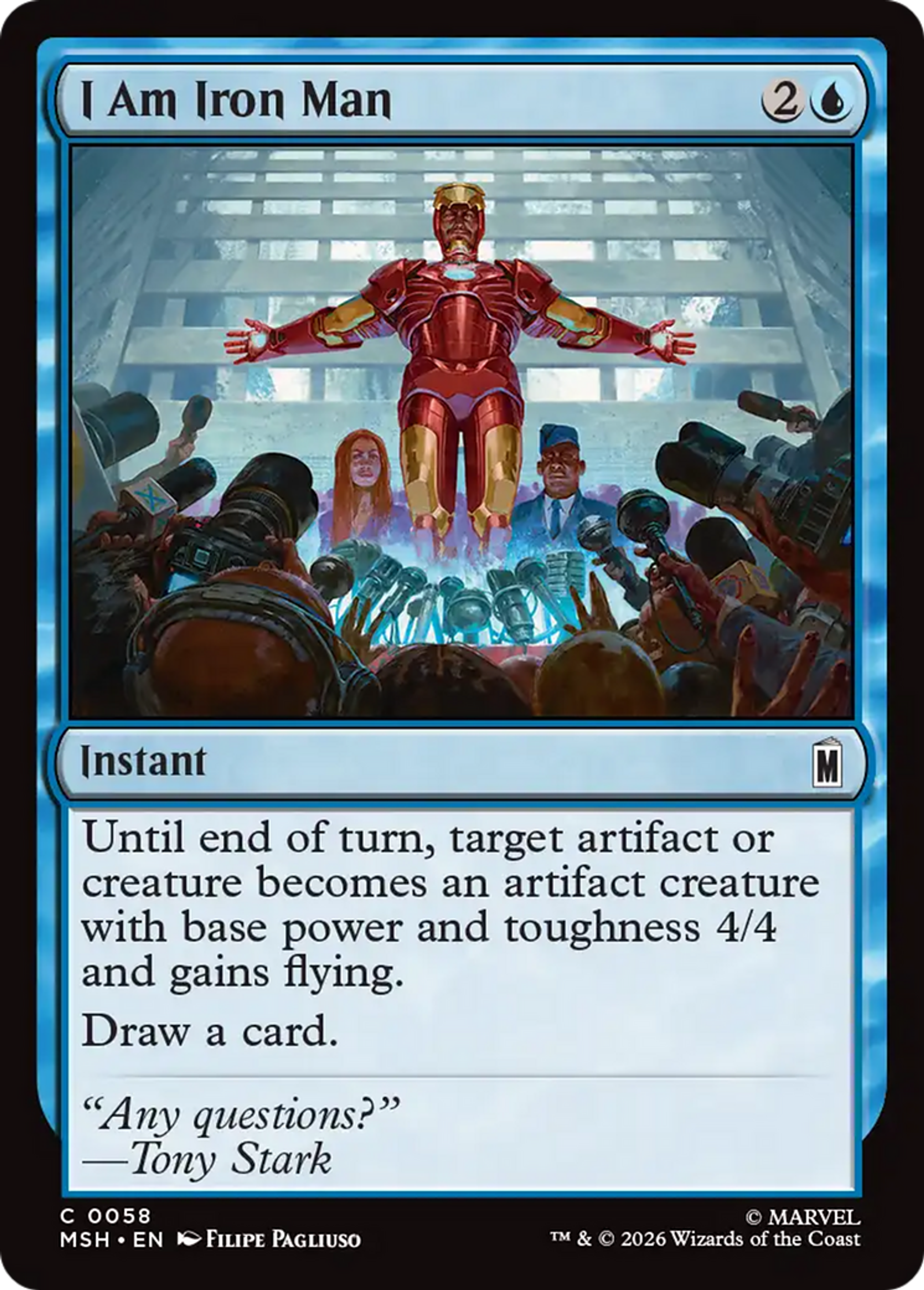 Je suis Iron Man — Marvel Super Heroes — Magic: The Gathering