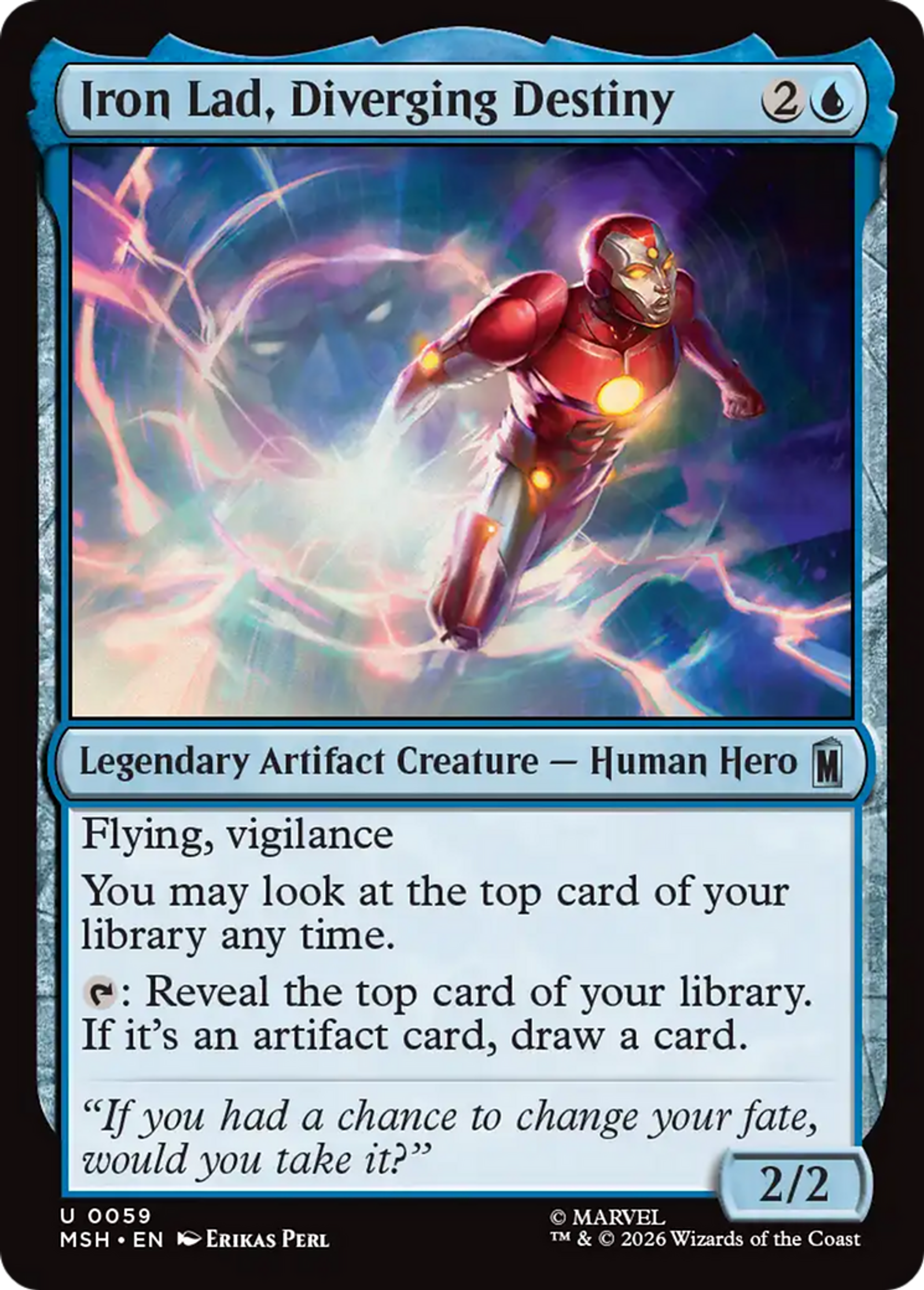 Iron Lad, destin divergent — Marvel Super Heroes — Magic: The Gathering
