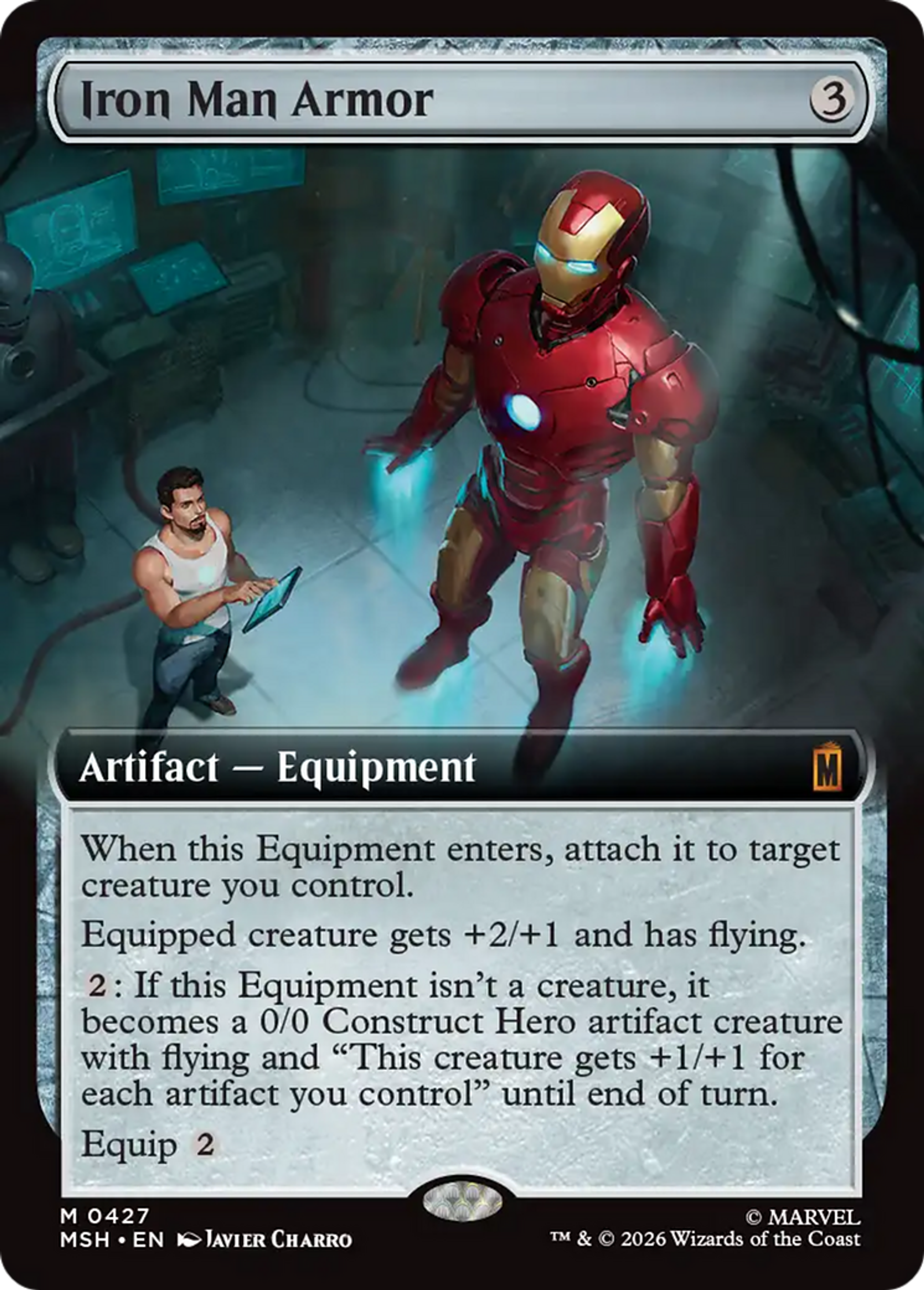 Armure d'Iron Man — Marvel Super Heroes — Magic: The Gathering