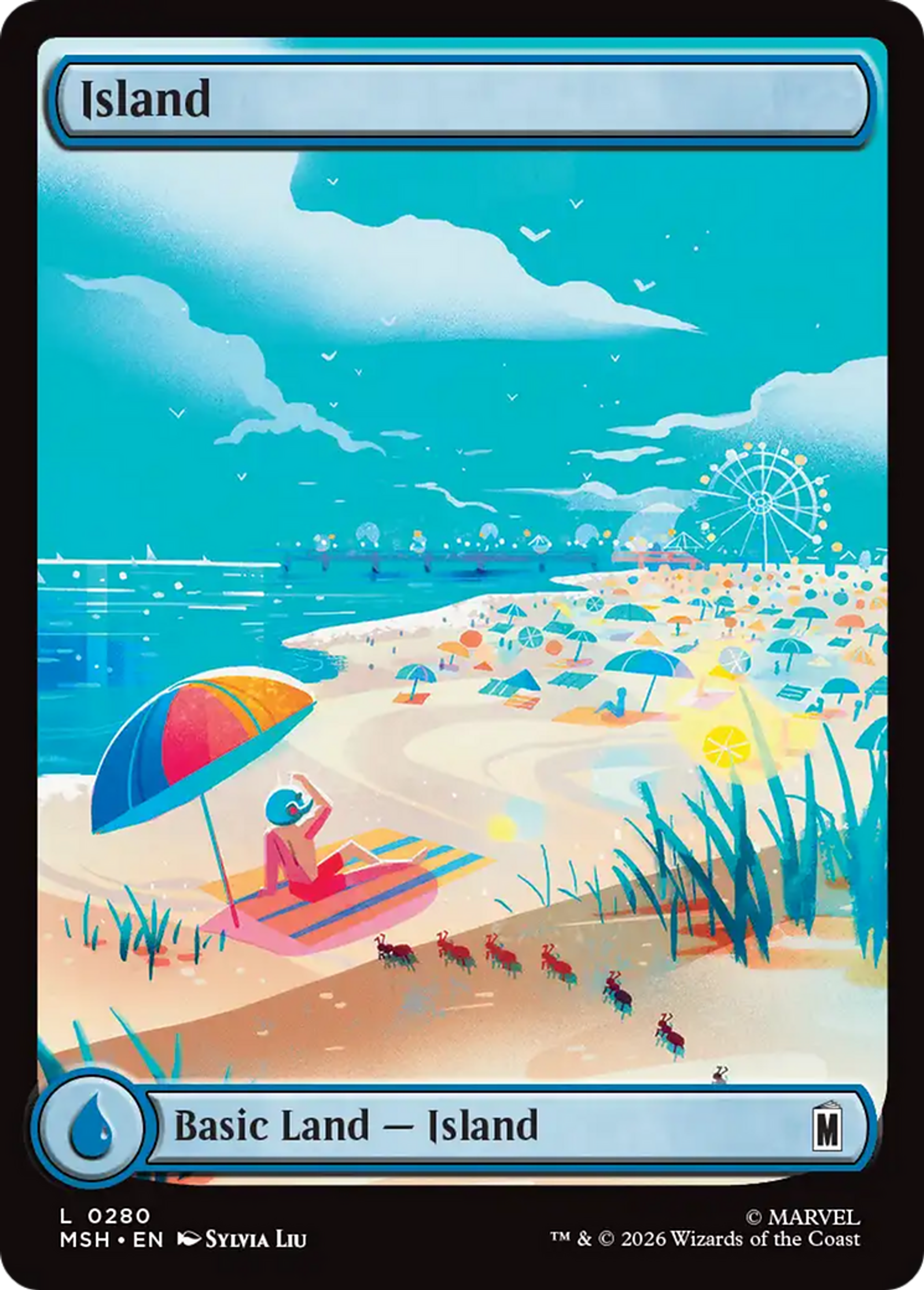 Island — Marvel Super Heroes — Magic: The Gathering