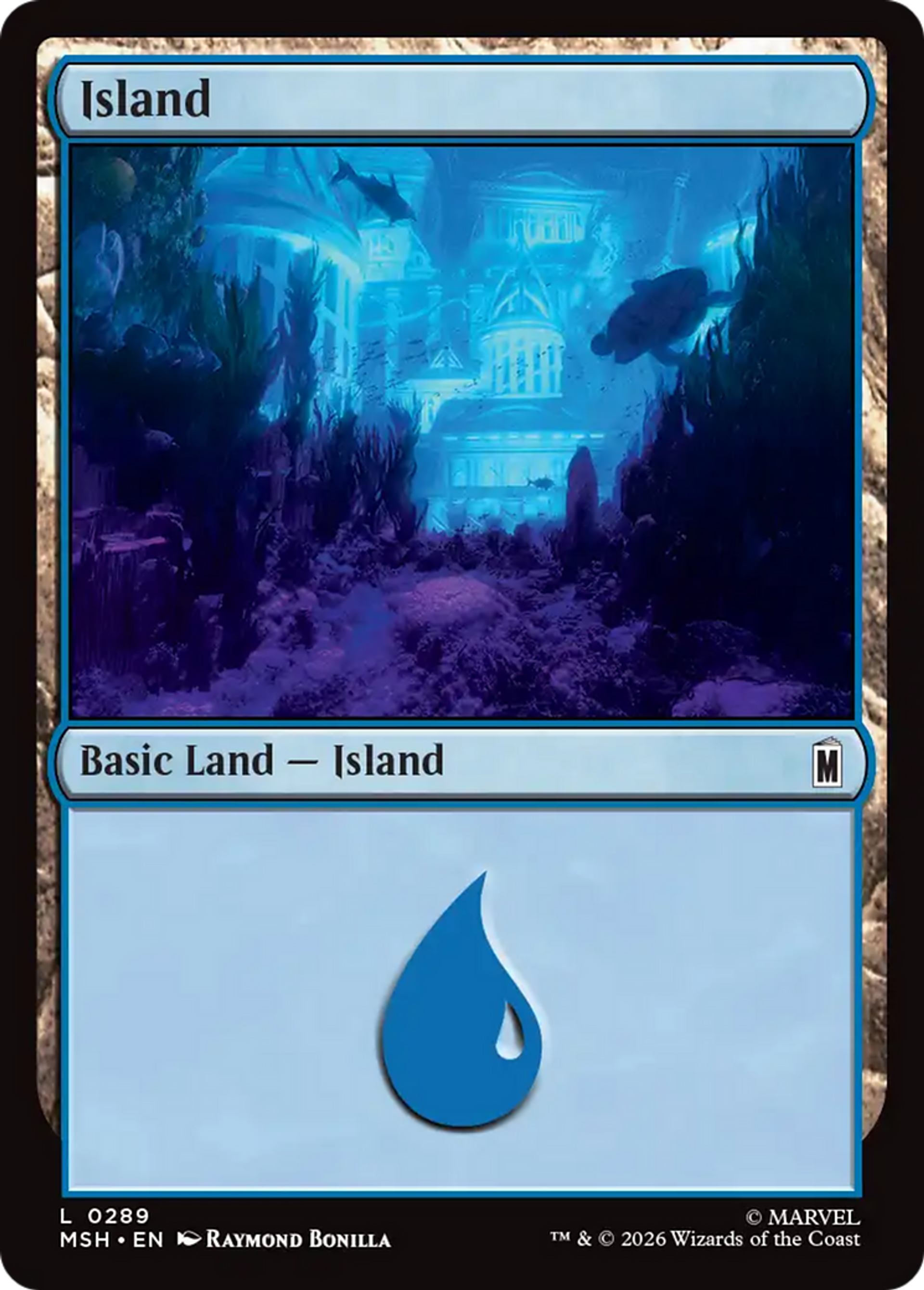 Island — Marvel Super Heroes — Magic: The Gathering
