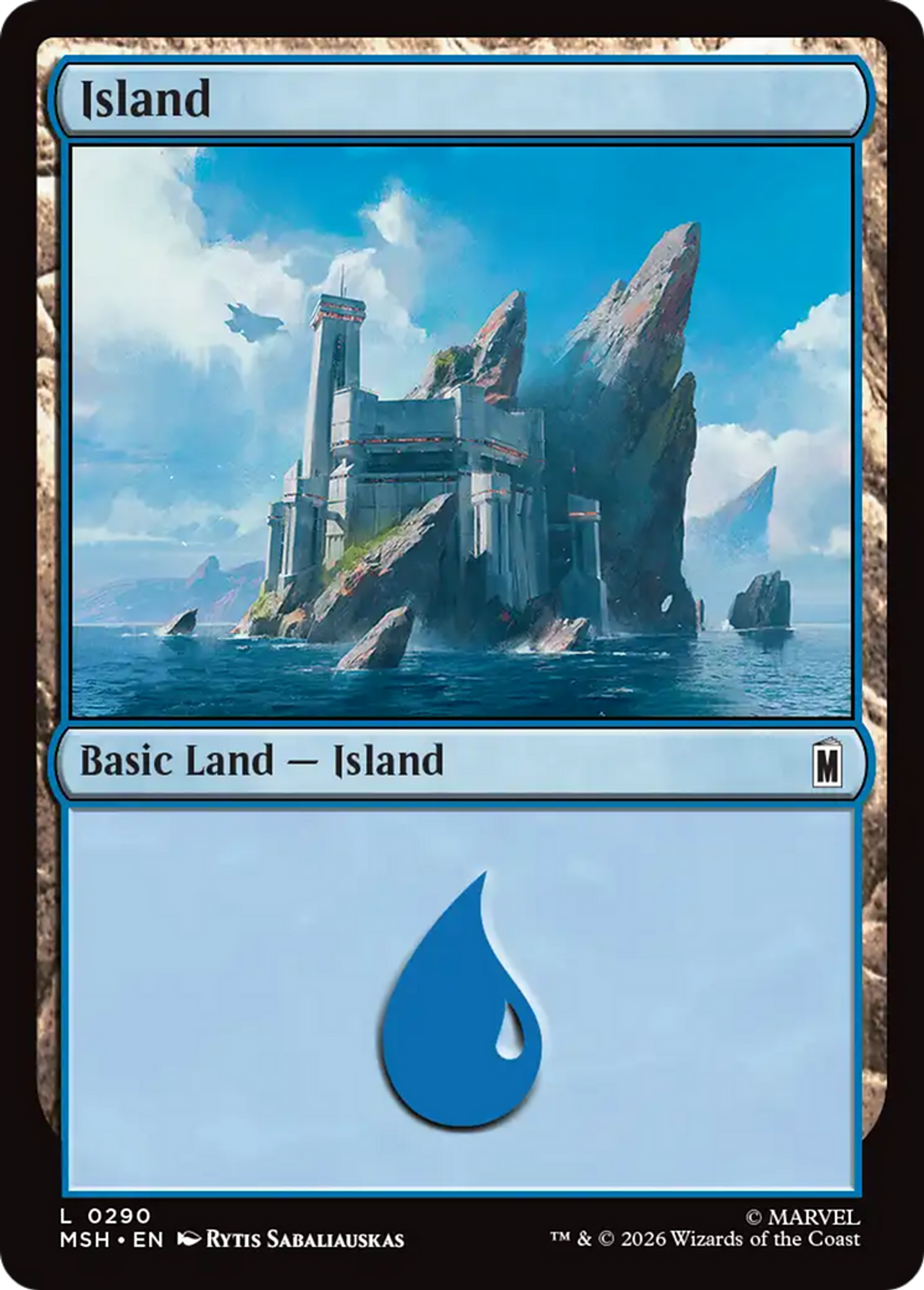 Island — Marvel Super Heroes — Magic: The Gathering