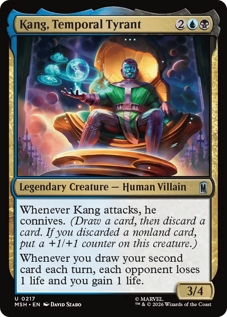Kang, Temporal Tyrant — Marvel Super Heroes — Magic: The Gathering