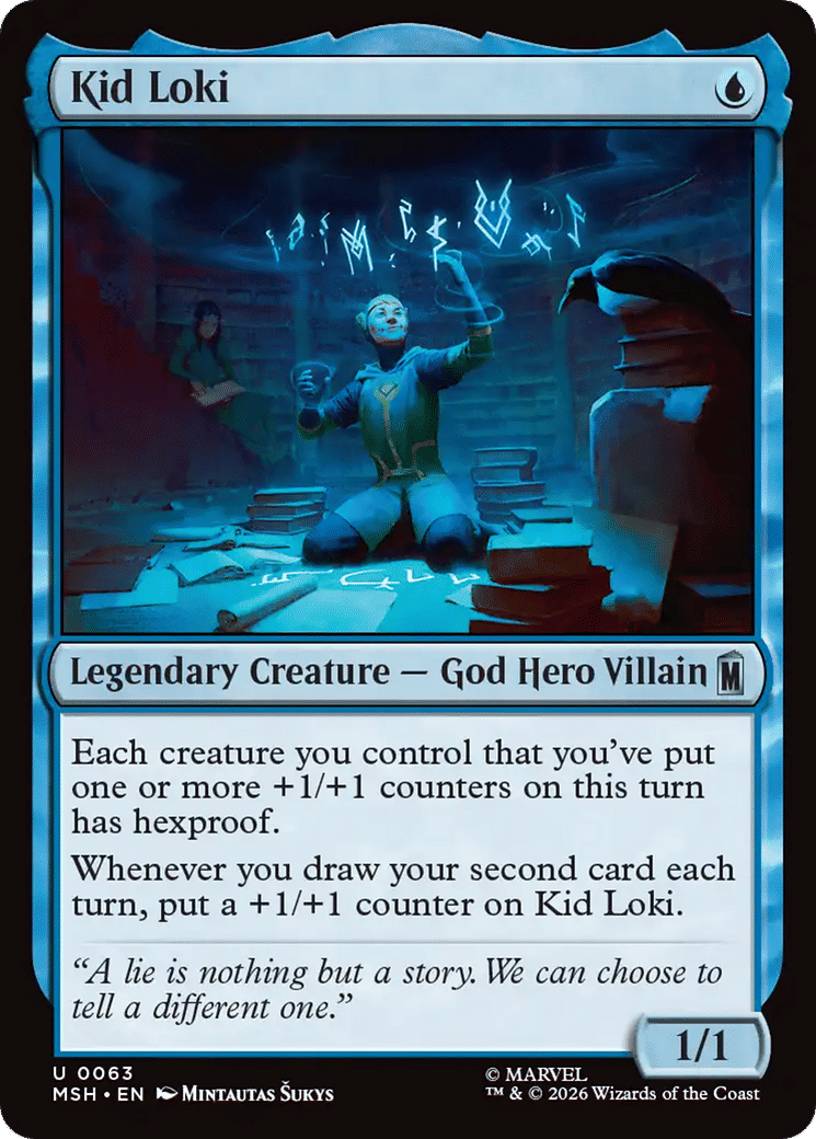 Kid Loki — Marvel Super Heroes — Magic: The Gathering