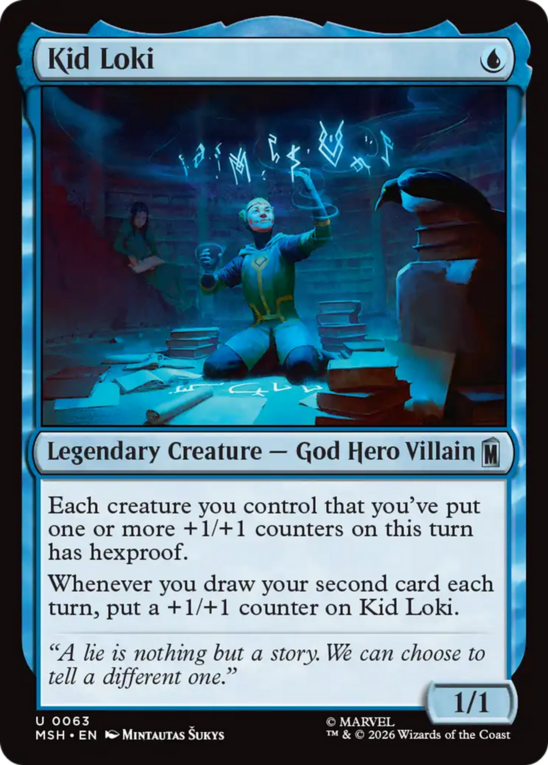 Kid Loki — Marvel Super Heroes — Magic: The Gathering