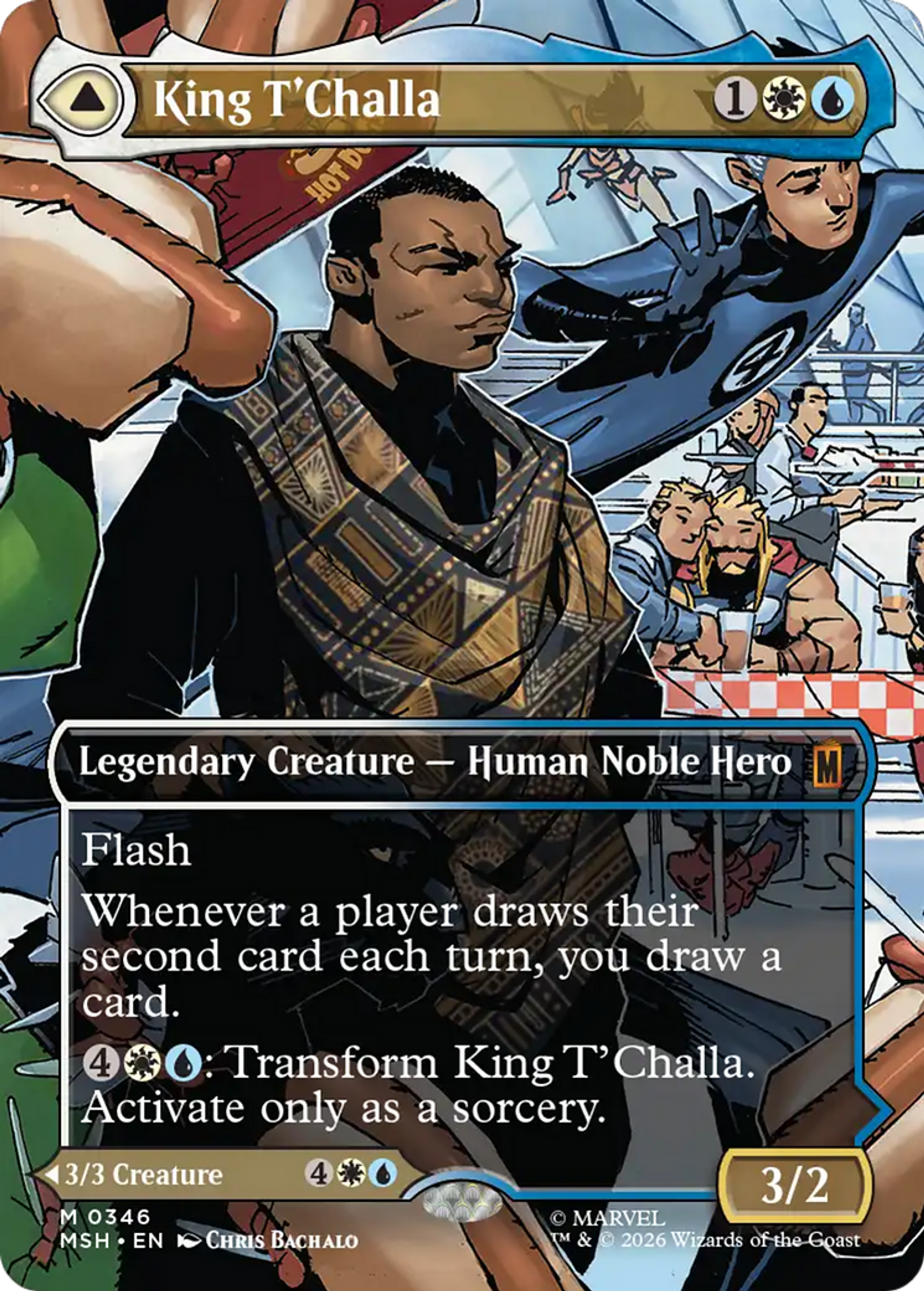 King T'Challa // Black Panther, Hope Enduring — Marvel Super Heroes — Magic: The Gathering