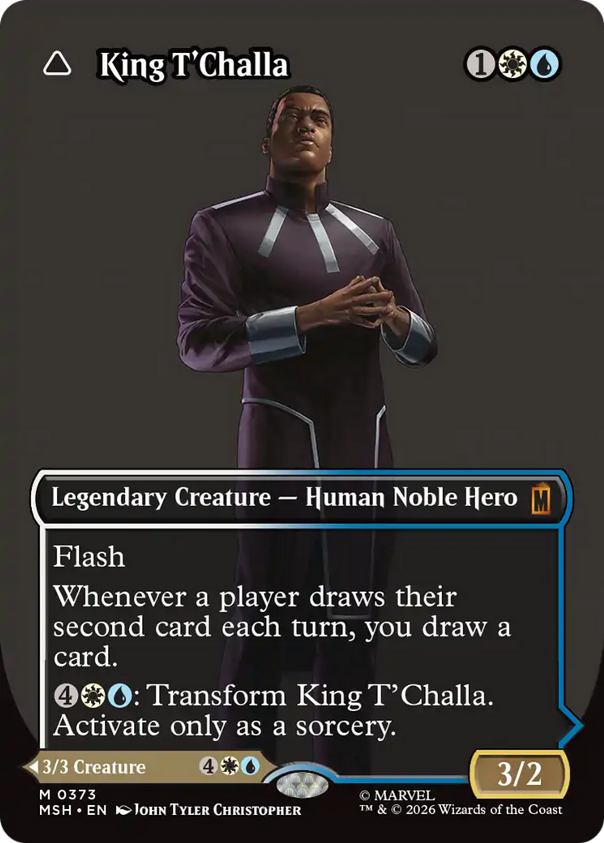 King T'Challa // Black Panther, Hope Enduring — Marvel Super Heroes — Magic: The Gathering
