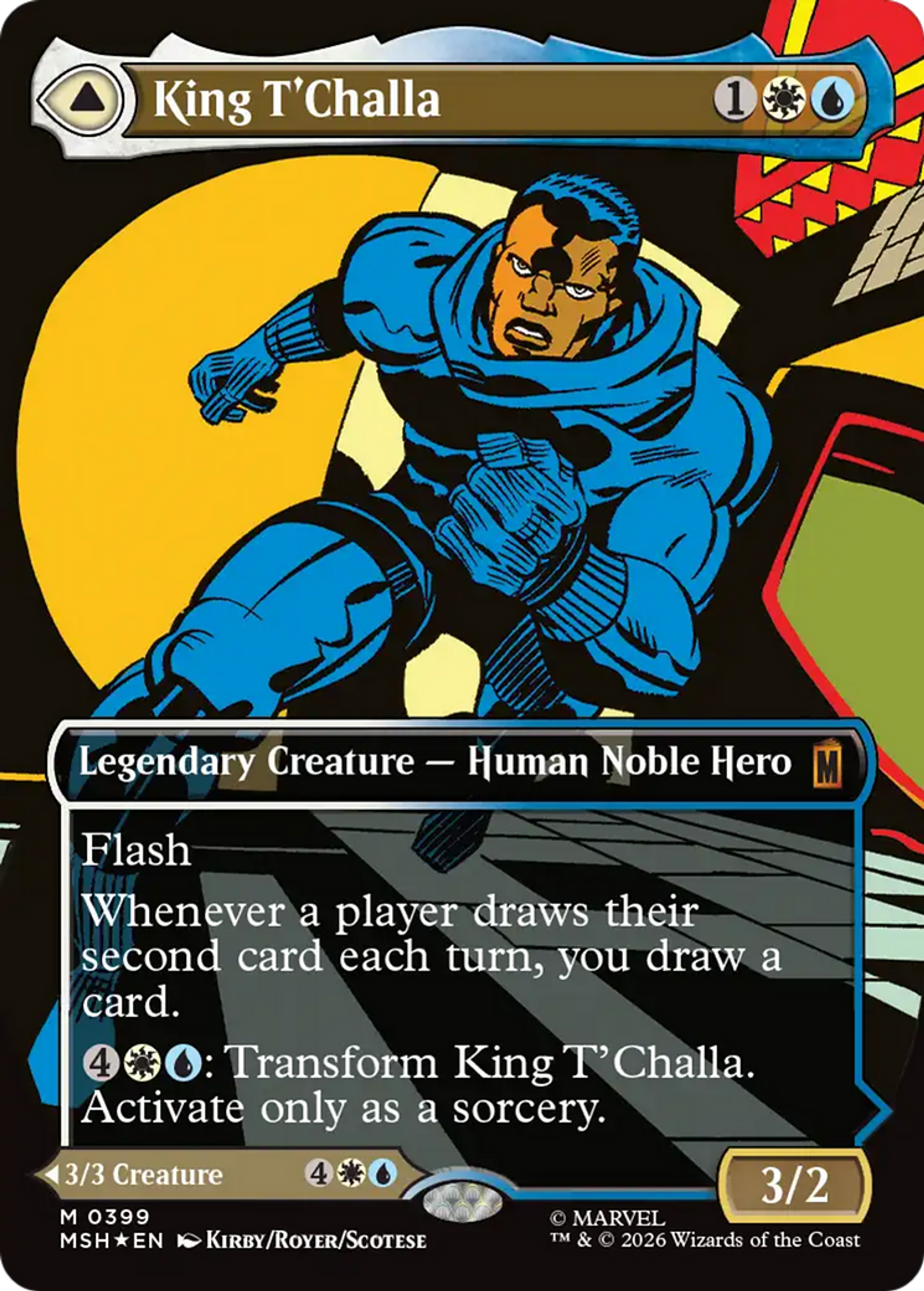 King T'Challa // Black Panther, Hope Enduring — Marvel Super Heroes — Magic: The Gathering