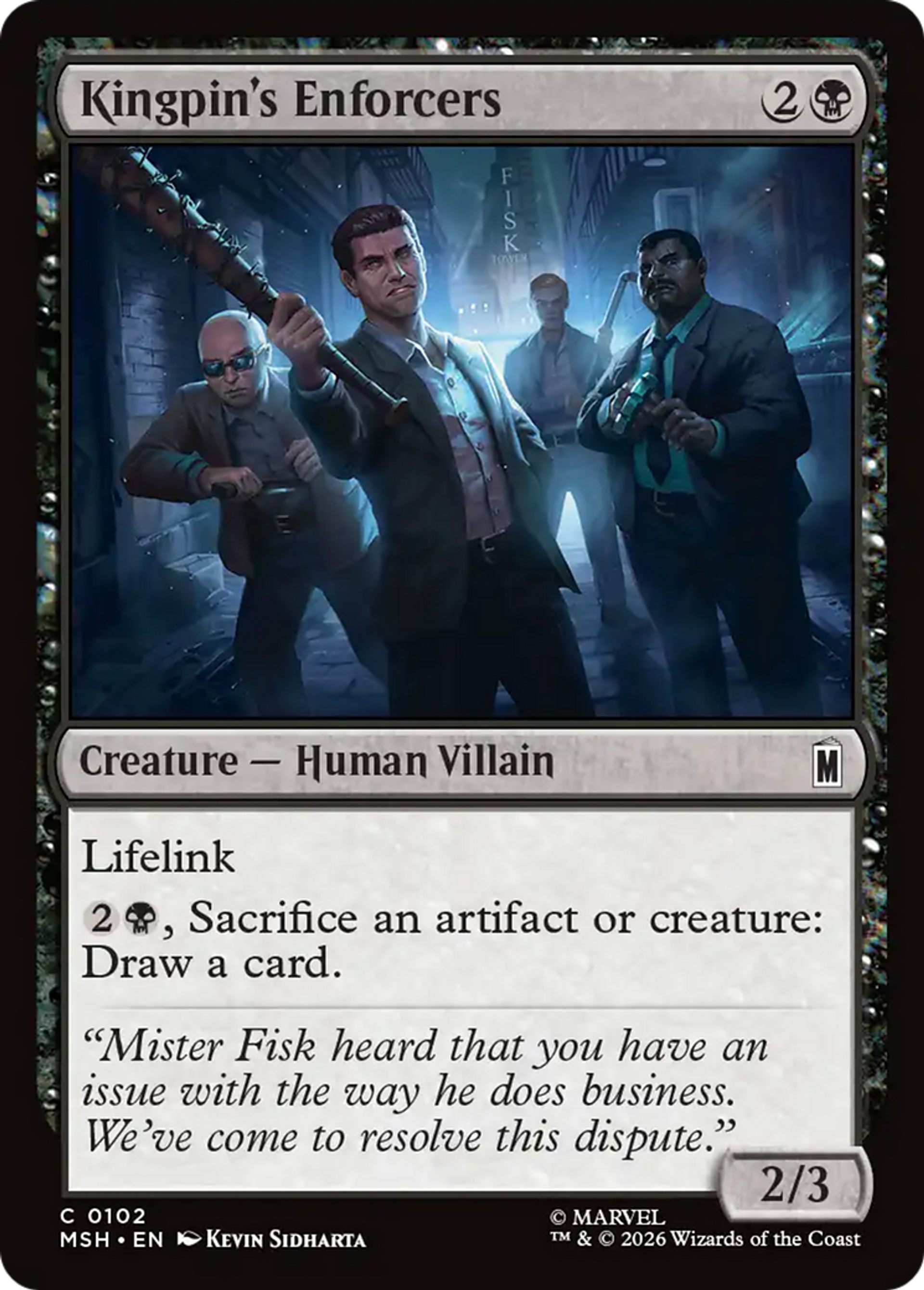 Kingpin's Enforcers — Marvel Super Heroes — Magic: The Gathering