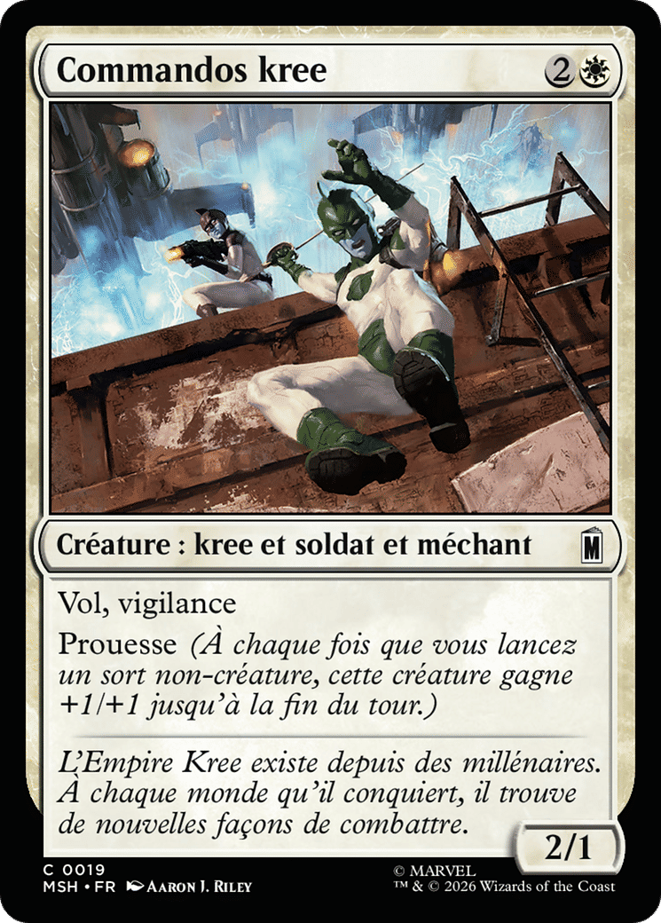 Commandos kree — Marvel Super Heroes — Magic: The Gathering