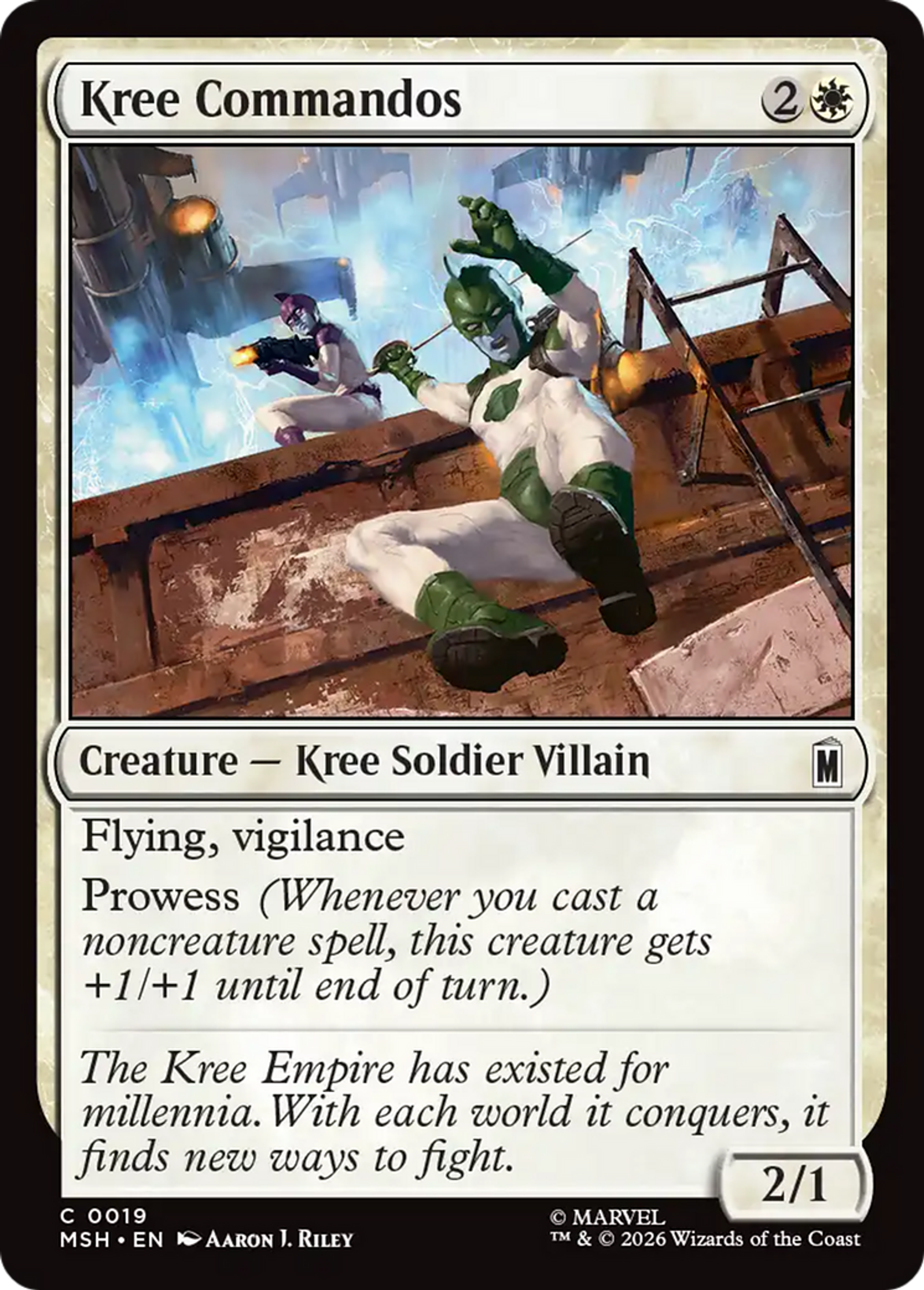 Commandos kree — Marvel Super Heroes — Magic: The Gathering