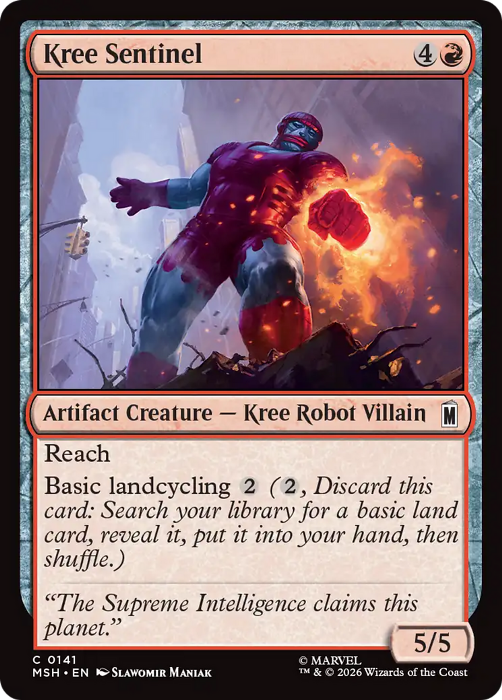Kree Sentinel — Marvel Super Heroes — Magic: The Gathering