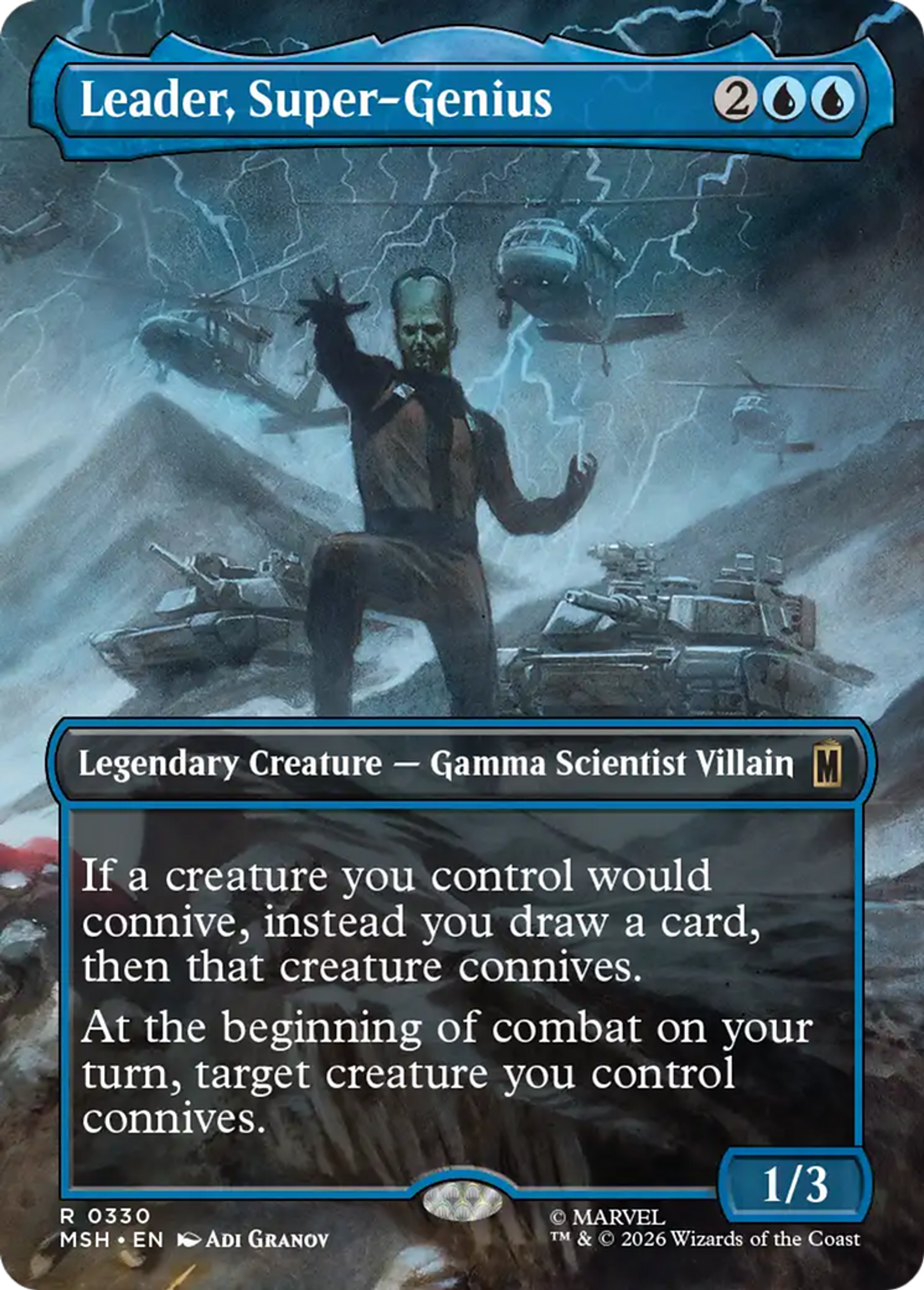 Leader, super-génie — Marvel Super Heroes — Magic: The Gathering