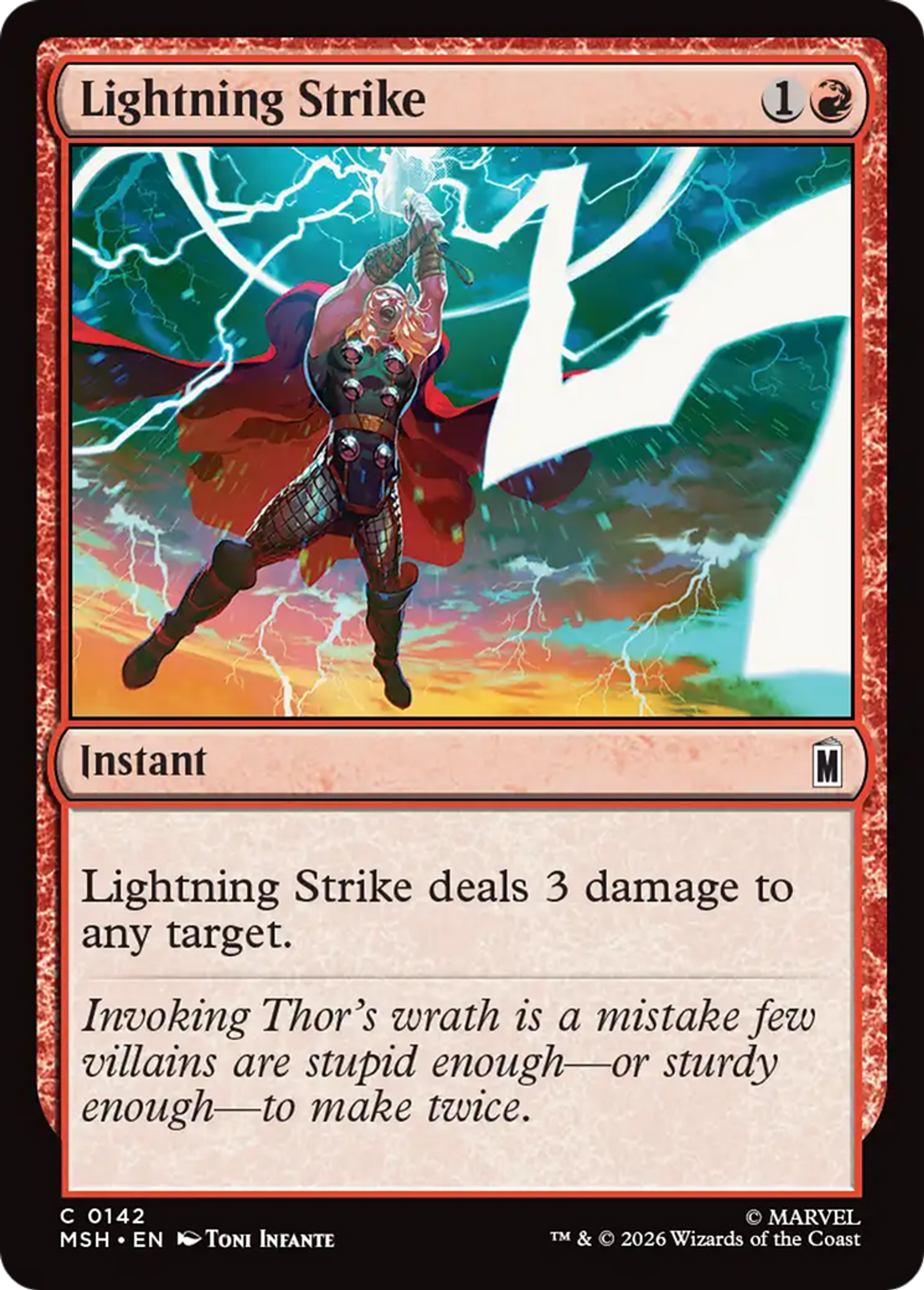 Frappe foudroyante — Marvel Super Heroes — Magic: The Gathering