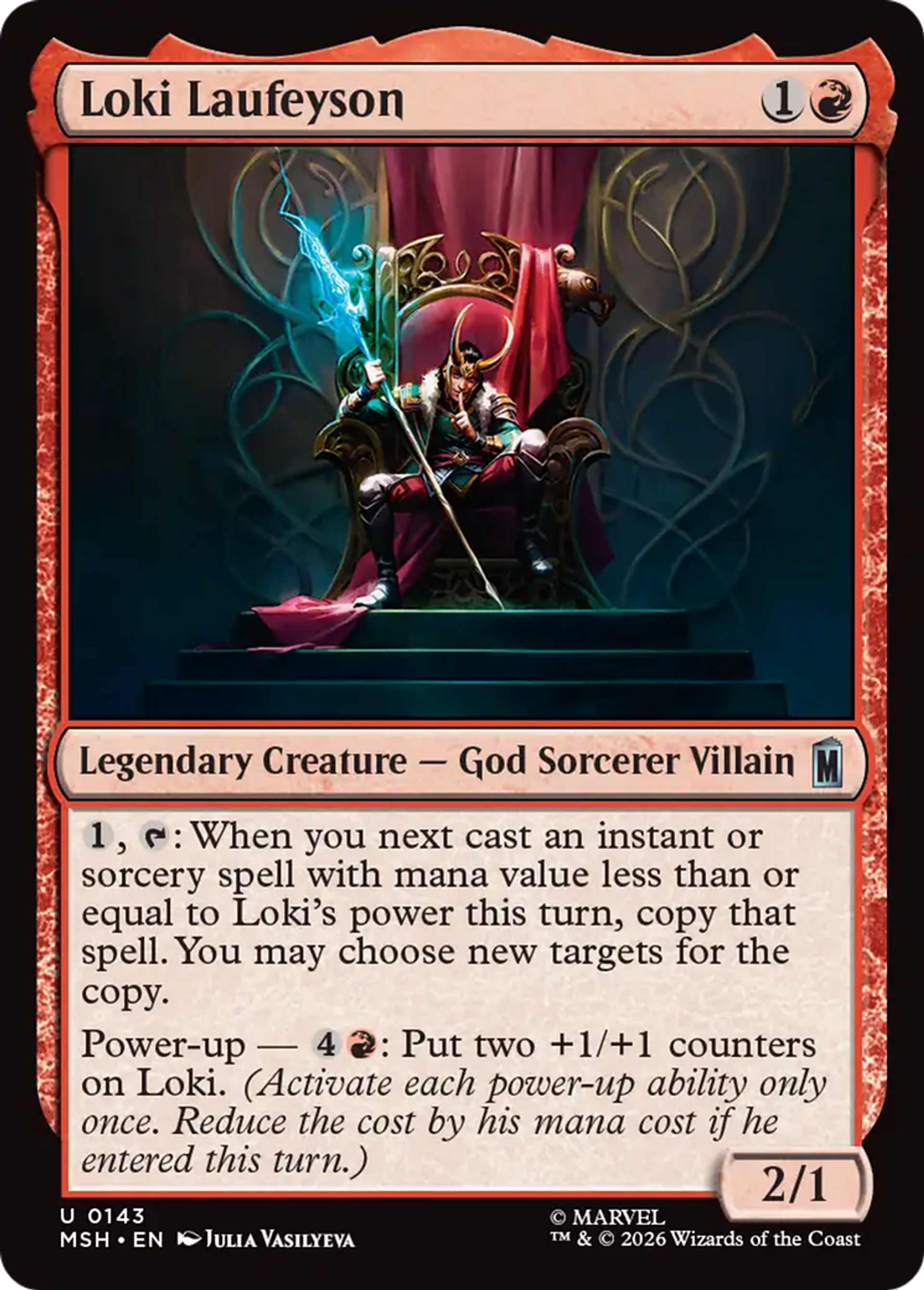 Loki Laufeyson — Marvel Super Heroes — Magic: The Gathering