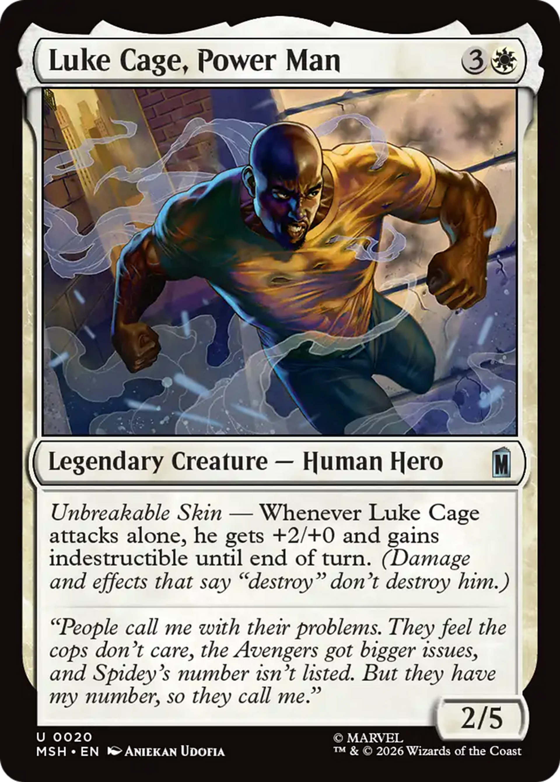 Luke Cage, Power Man — Marvel Super Heroes — Magic: The Gathering