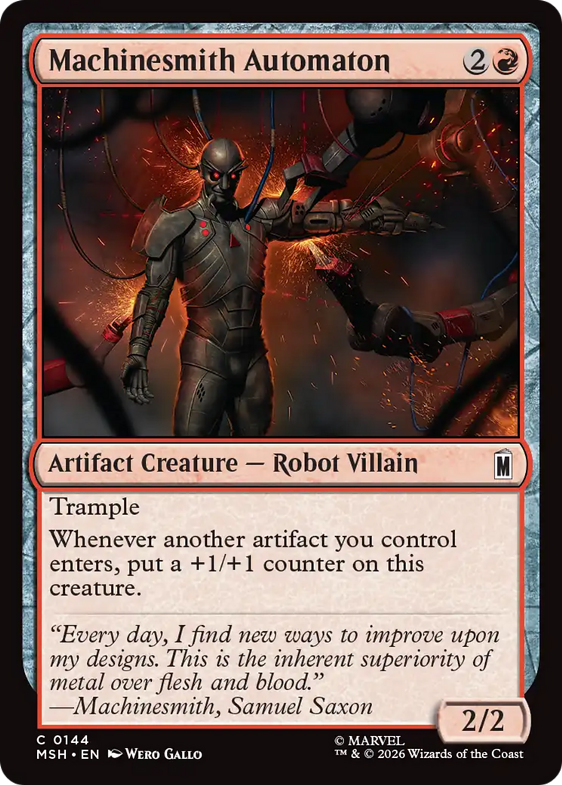 Machinesmith Automaton — Marvel Super Heroes — Magic: The Gathering