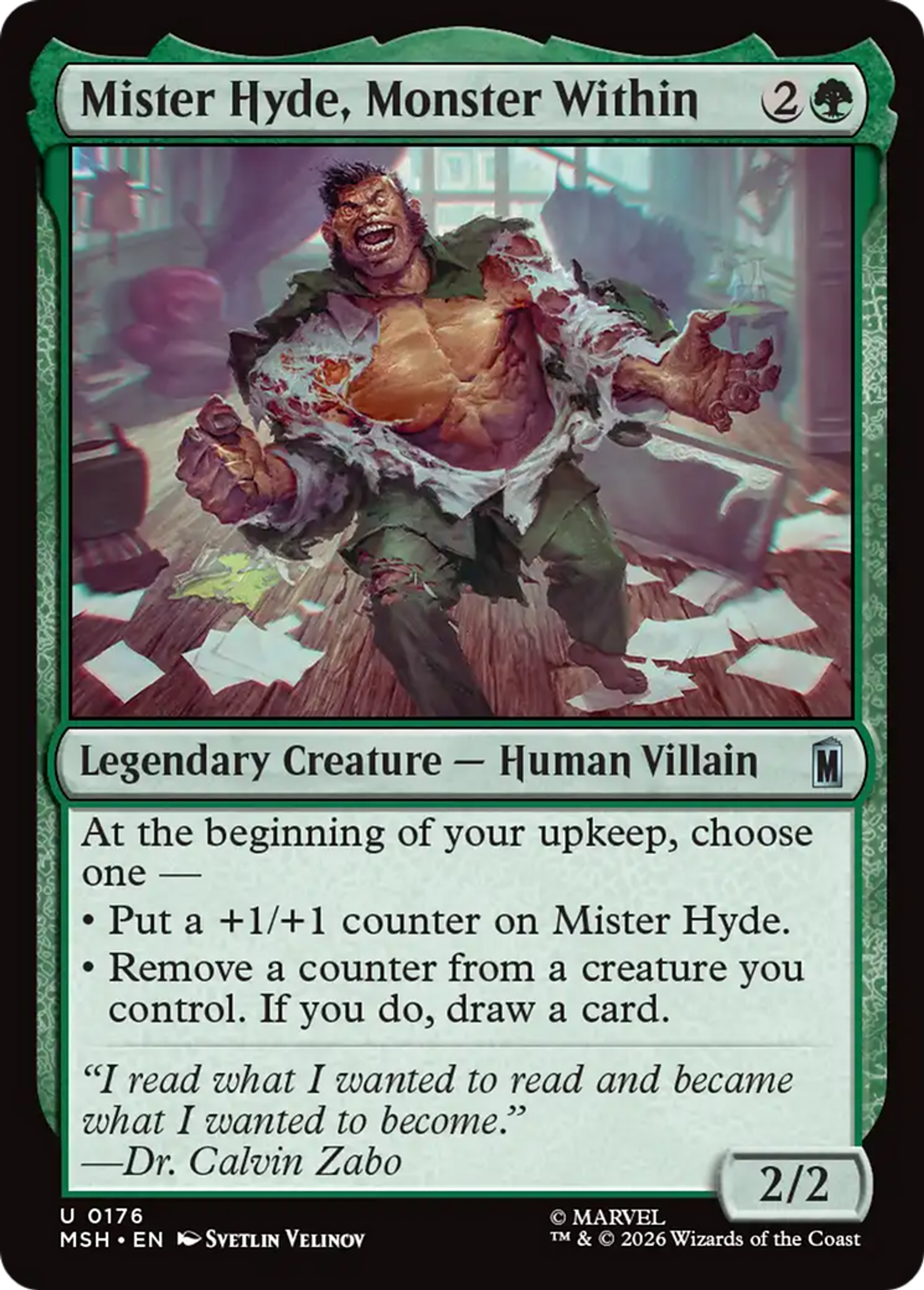 Mister Hyde, monstre intérieur — Marvel Super Heroes — Magic: The Gathering