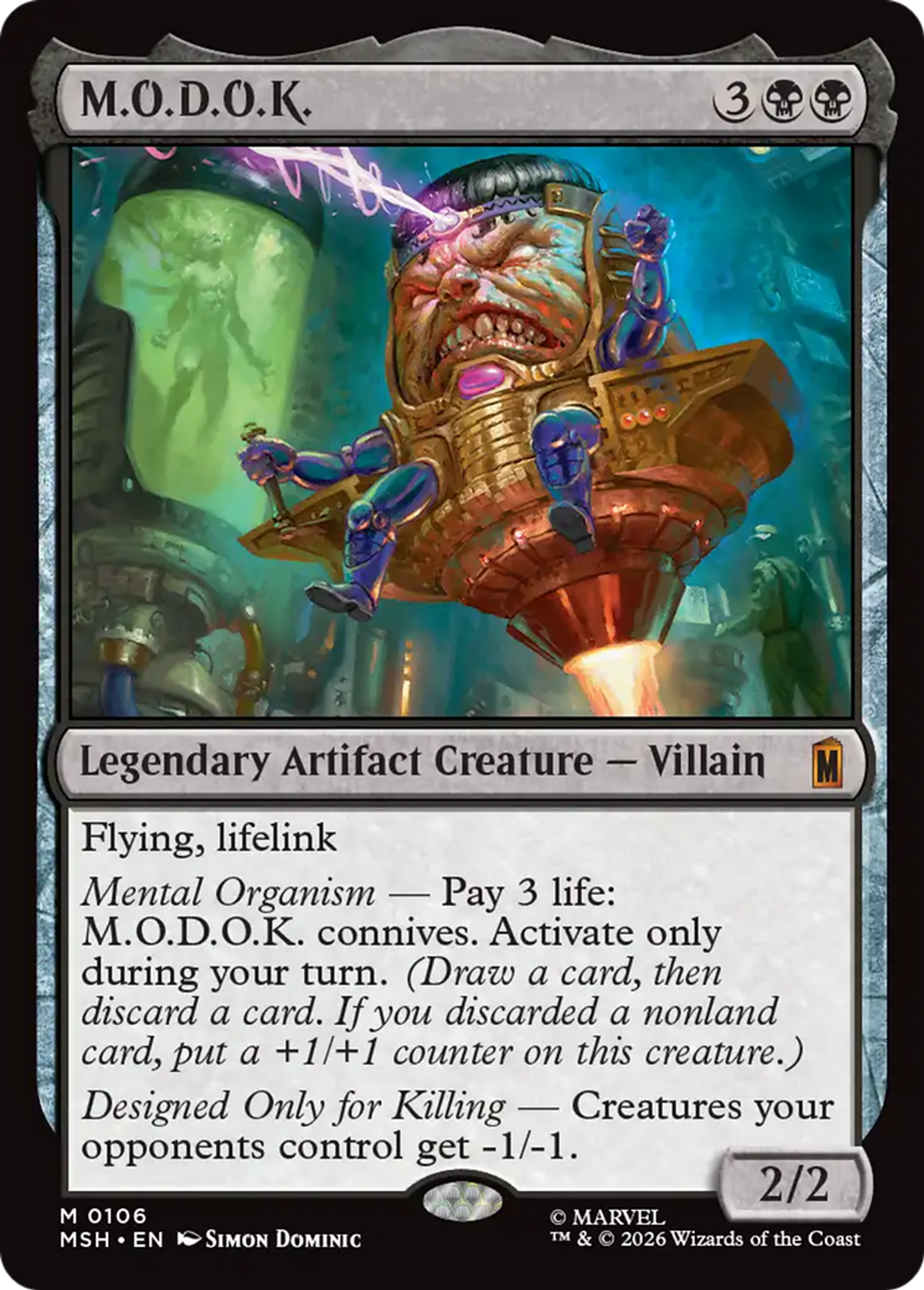 M.O.D.O.K. — Marvel Super Heroes — Magic: The Gathering