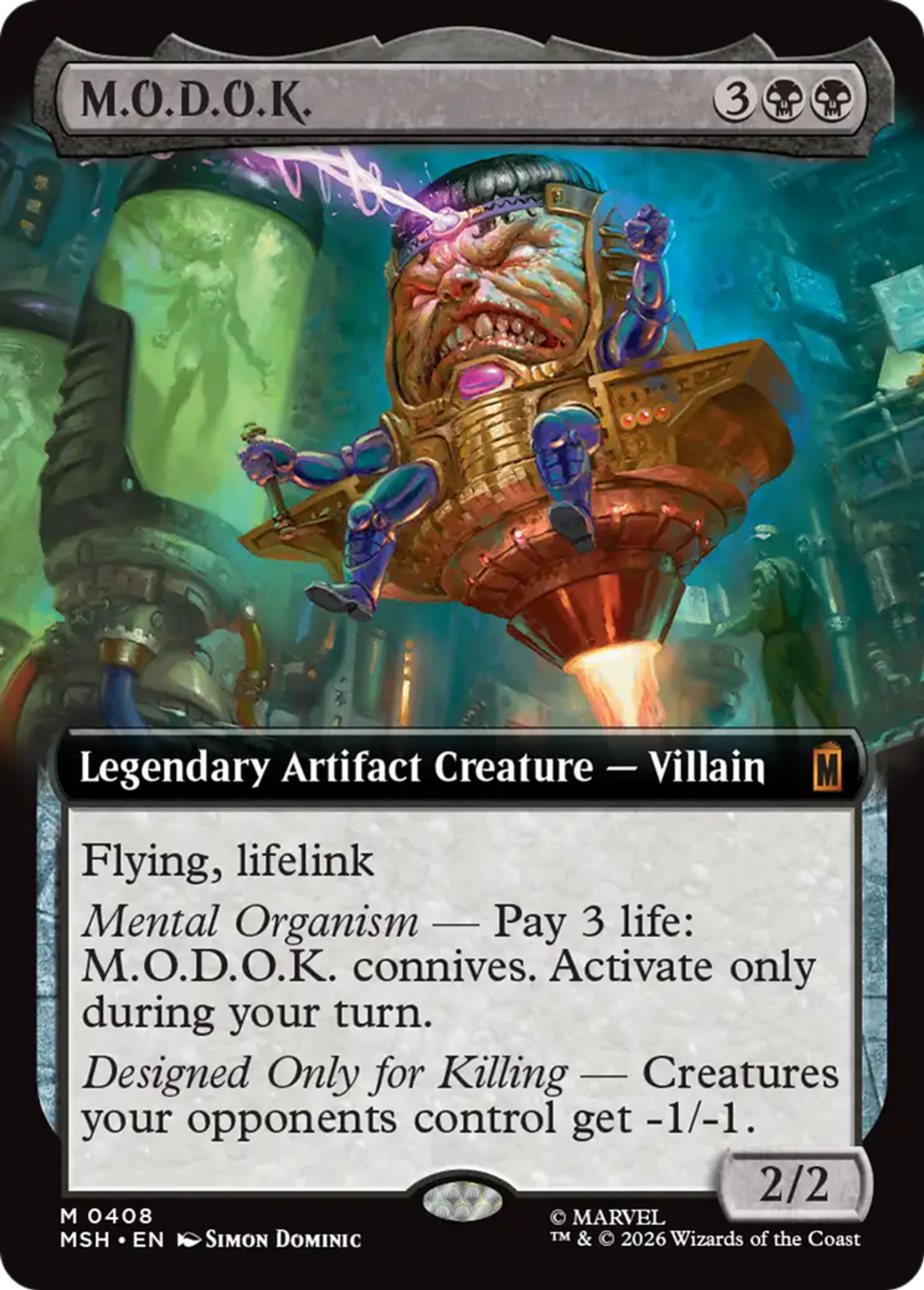 M.O.D.O.K. — Marvel Super Heroes — Magic: The Gathering