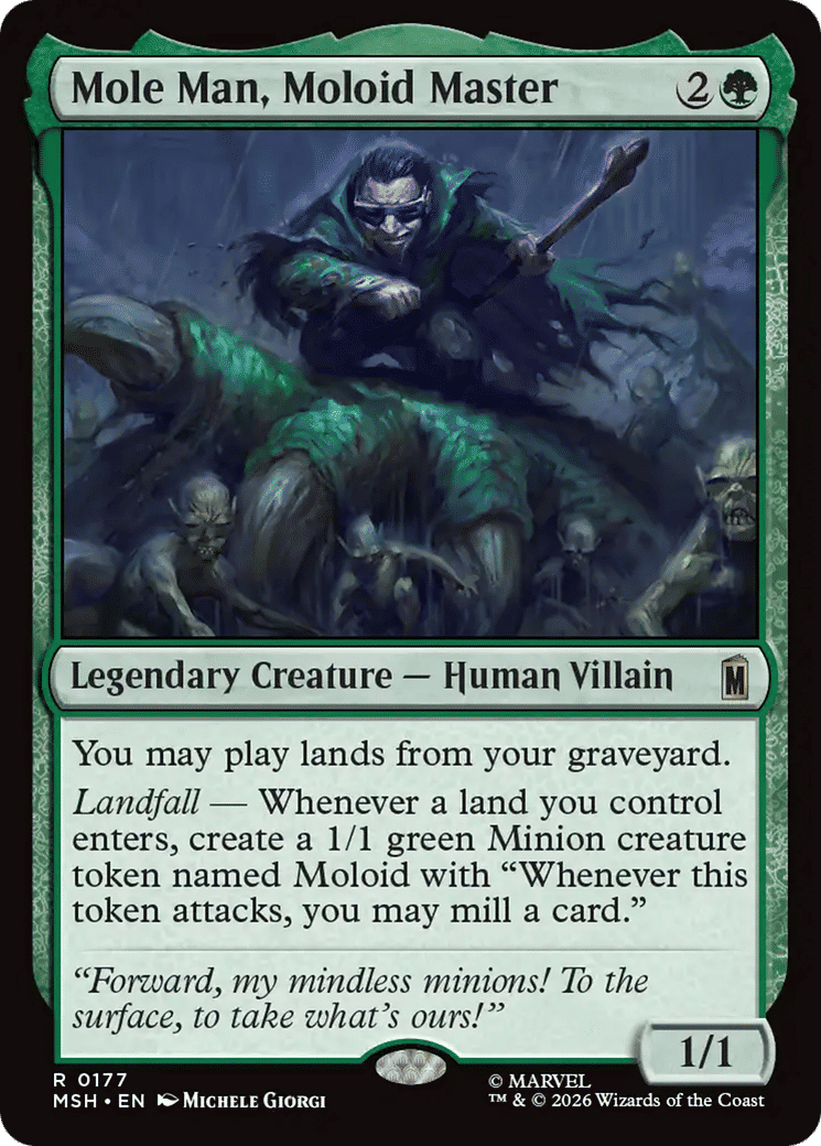 Mole Man, Moloid Master — Marvel Super Heroes — Magic: The Gathering