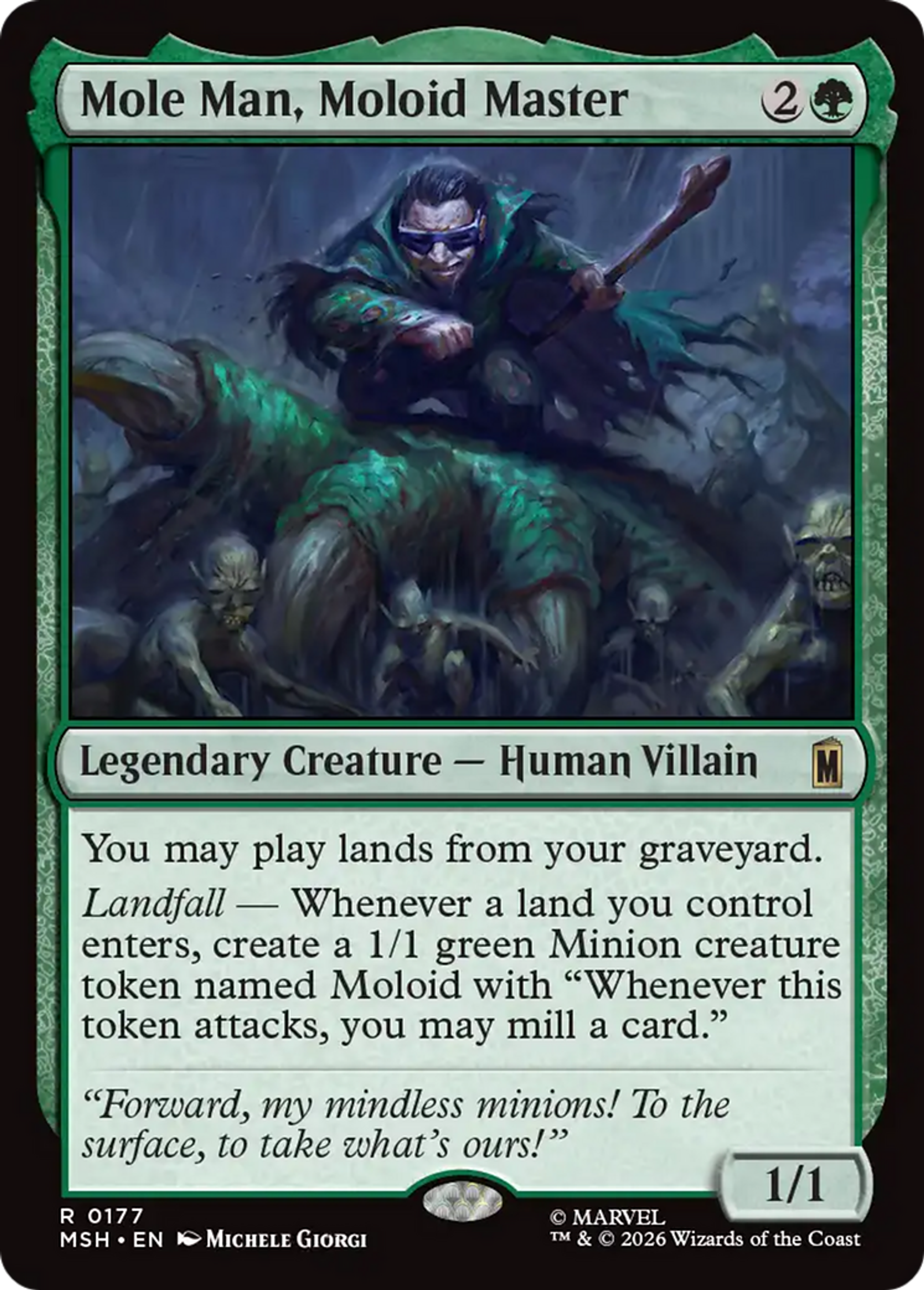 Mole Man, Moloid Master — Marvel Super Heroes — Magic: The Gathering