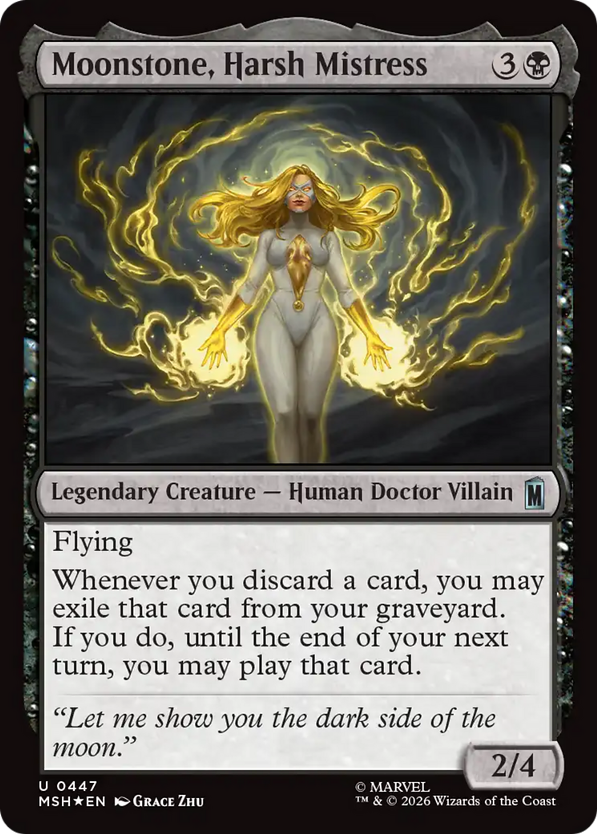 Moonstone, Harsh Mistress — Marvel Super Heroes — Magic: The Gathering
