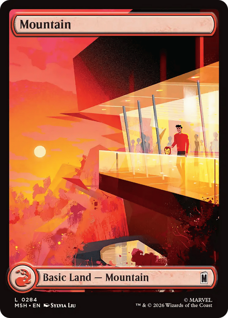 Mountain — Marvel Super Heroes — Magic: The Gathering