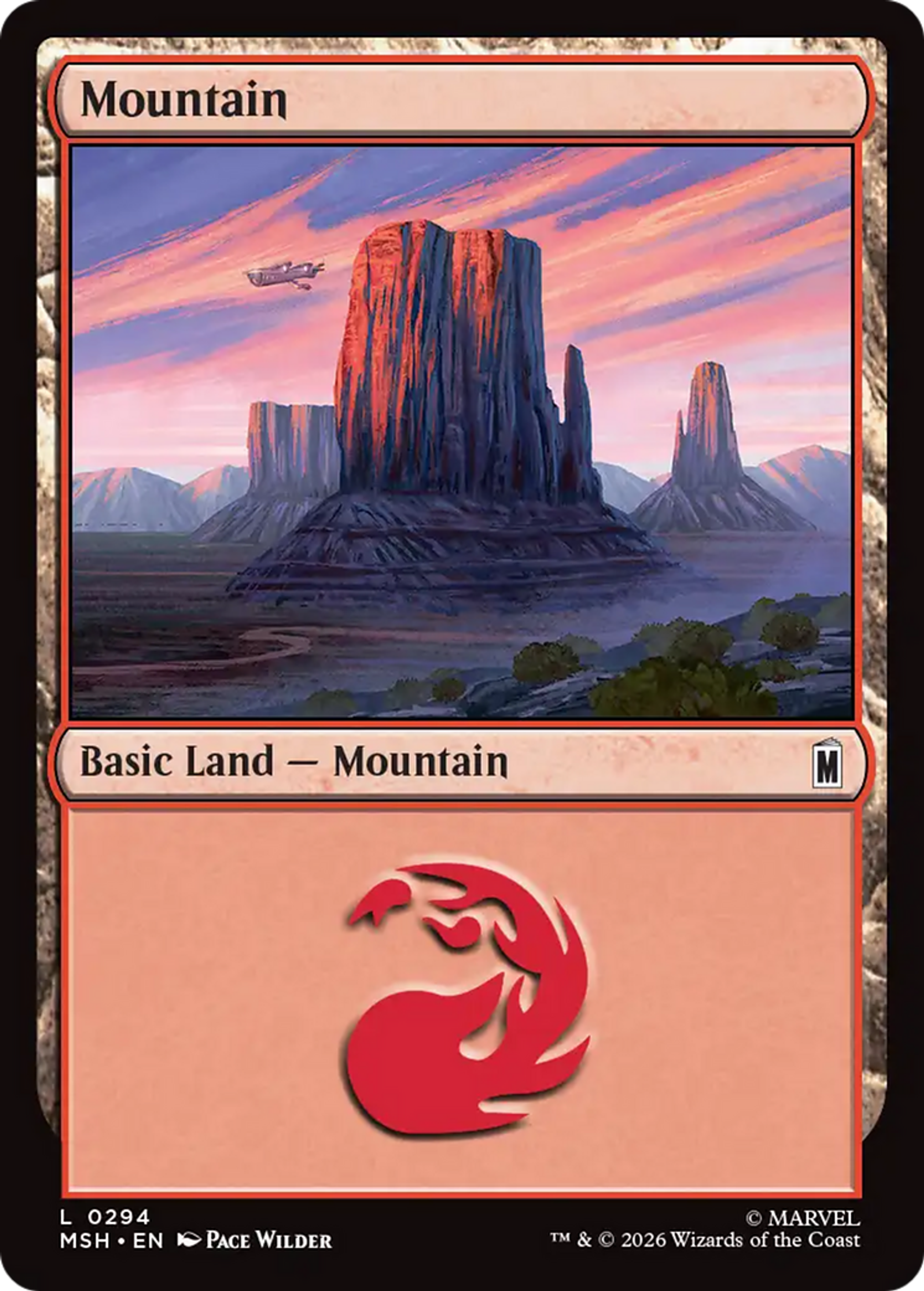 Mountain — Marvel Super Heroes — Magic: The Gathering