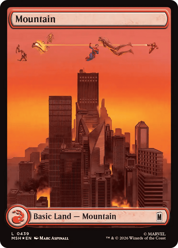 Montagne — Marvel Super Heroes — Magic: The Gathering