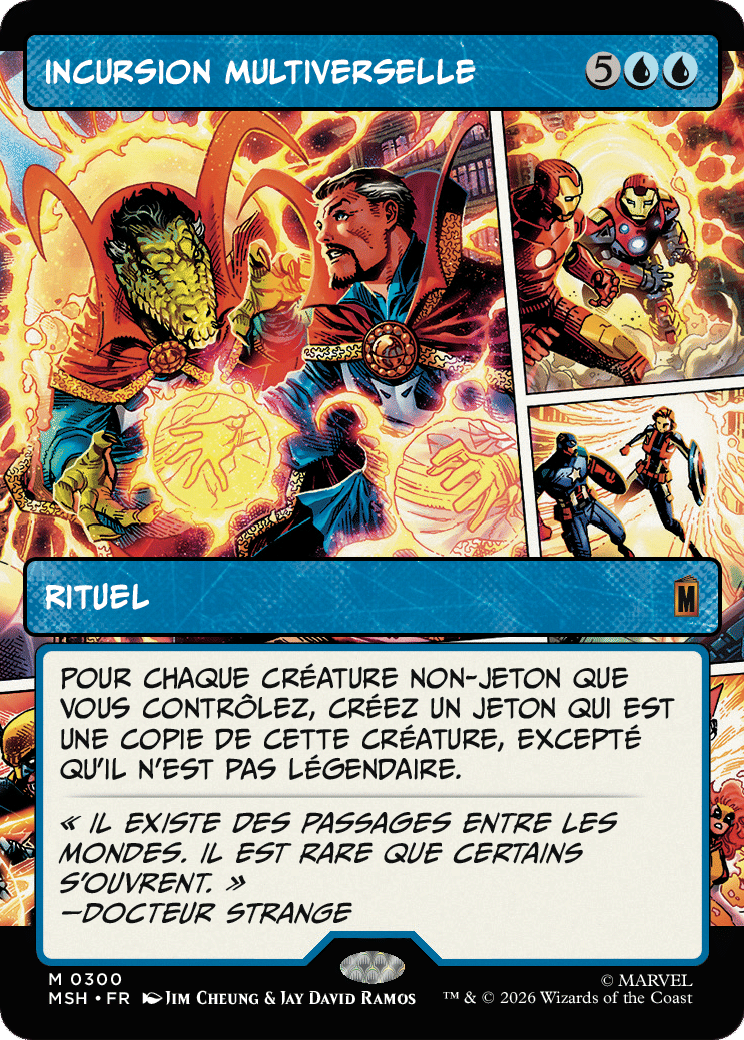 Incursion multiverselle — Marvel Super Heroes — Magic: The Gathering