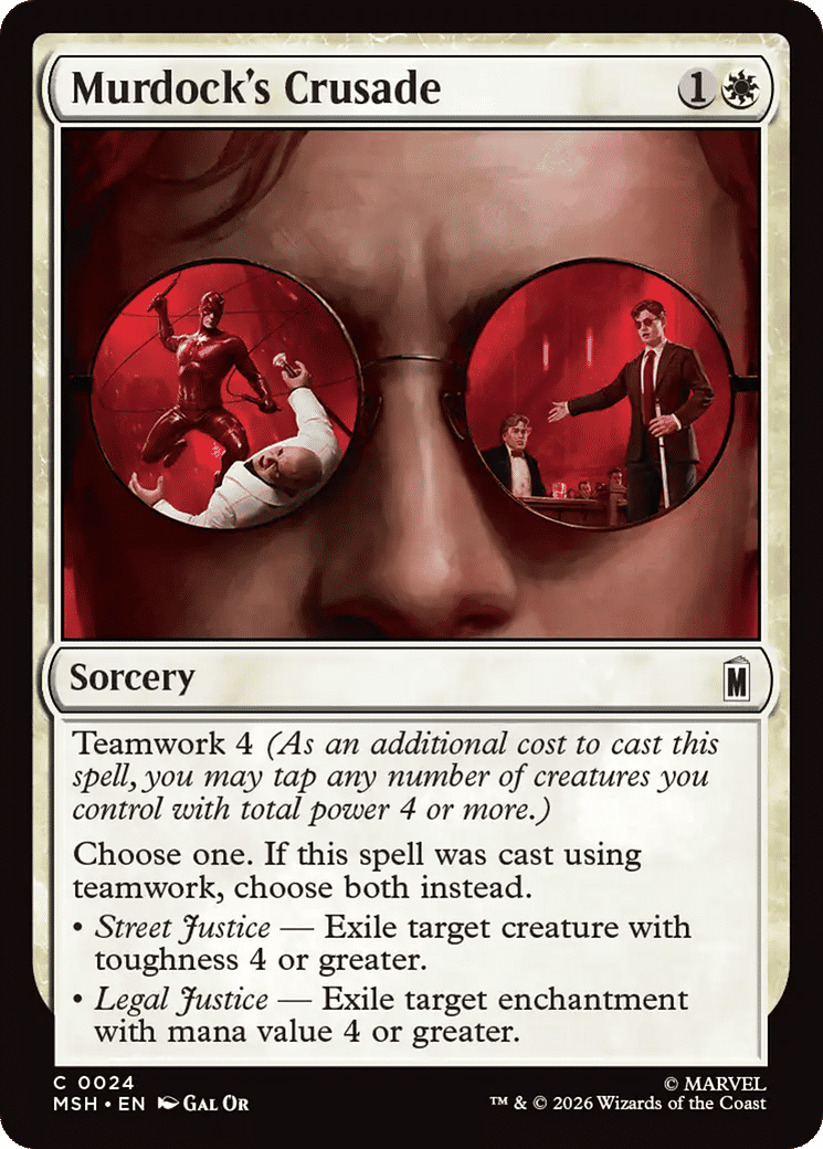 Murdock's Crusade — Marvel Super Heroes — Magic: The Gathering