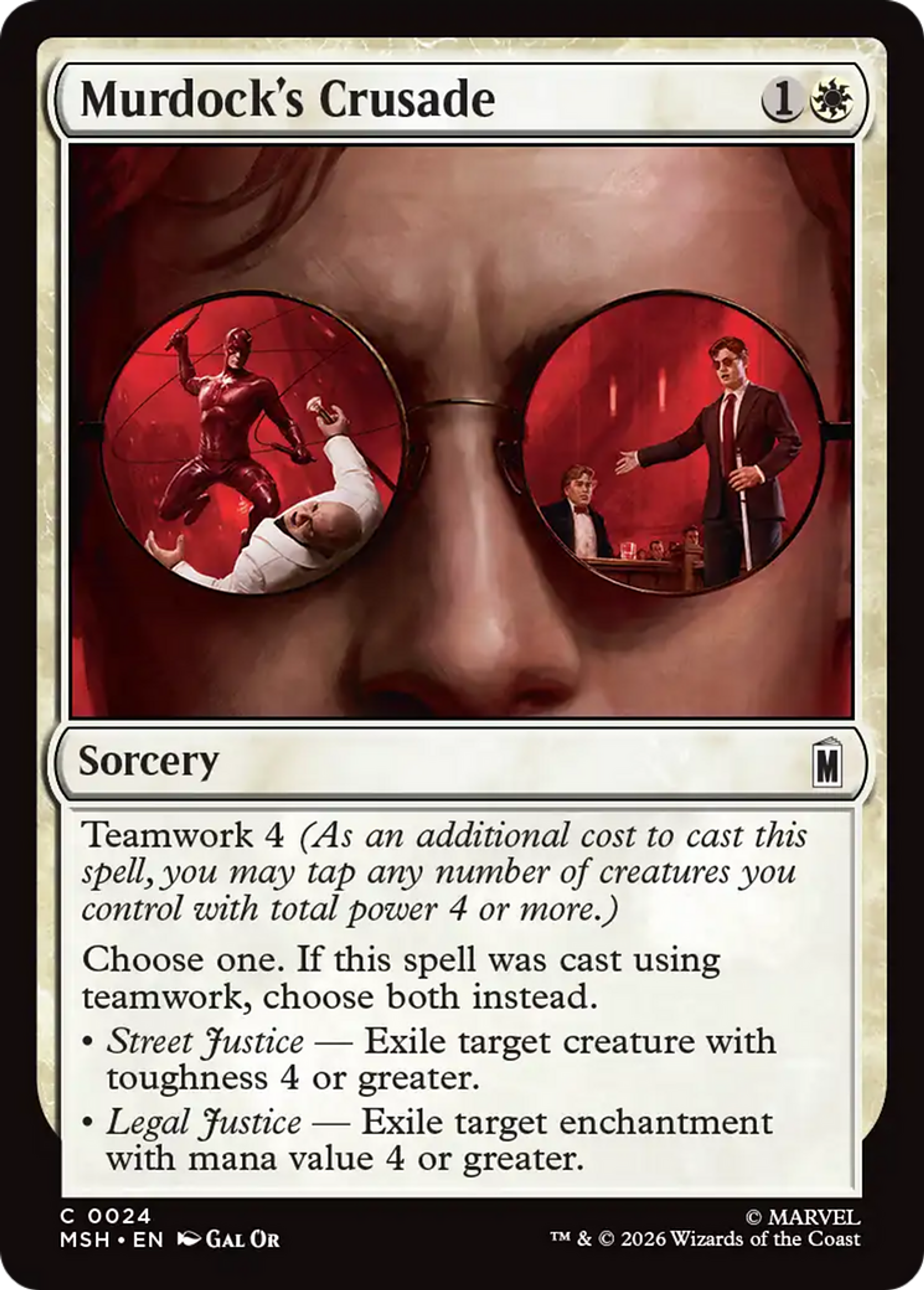 Croisade de Murdock — Marvel Super Heroes — Magic: The Gathering