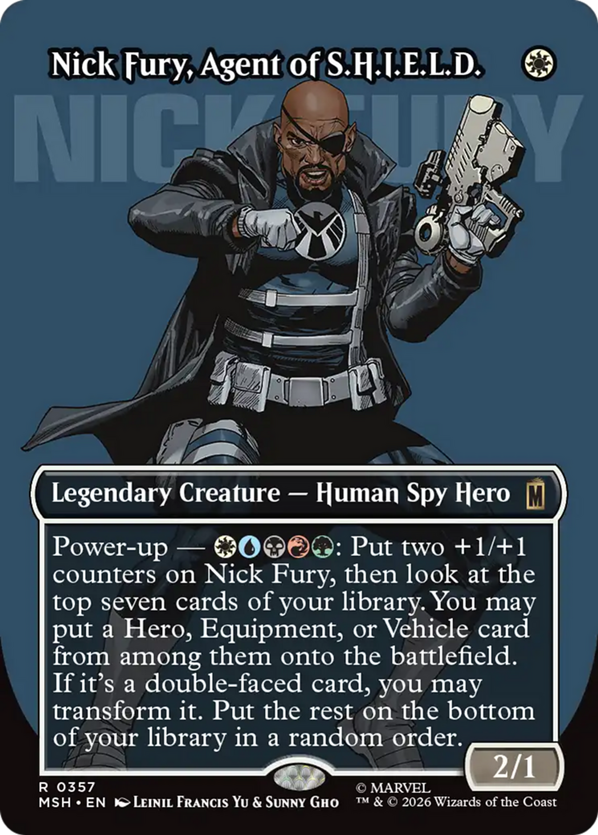 Nick Fury, Agent of S.H.I.E.L.D. — Marvel Super Heroes — Magic: The Gathering